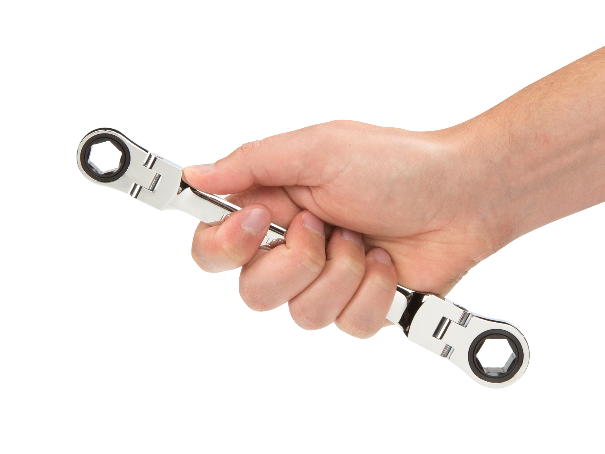 Tekton 13 x 15 millimeter ratcheting box end wrench. Item #WRN76109