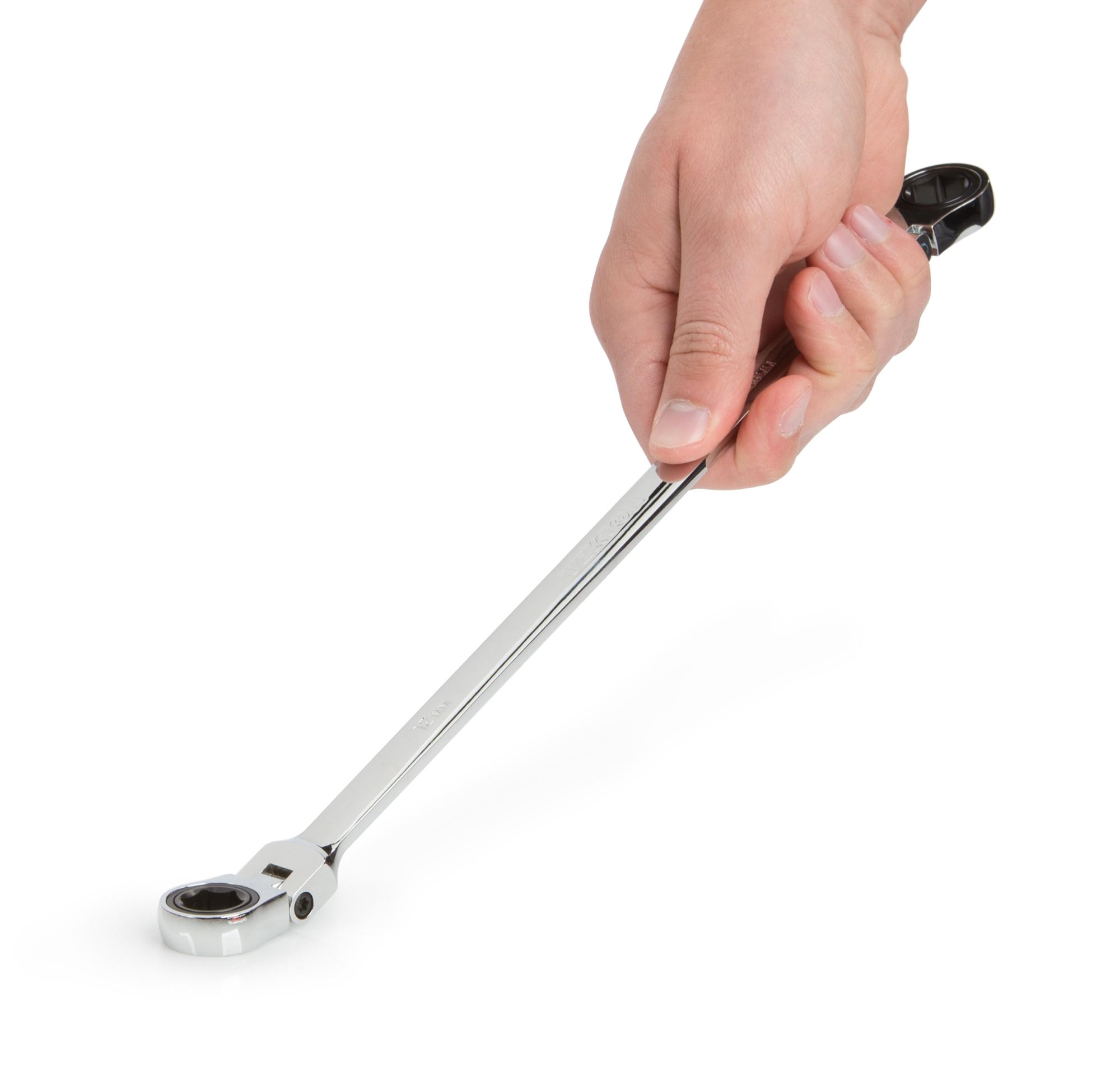 Tekton 12 x 14 millimeter ratcheting box end wrench. Item #WRN77107