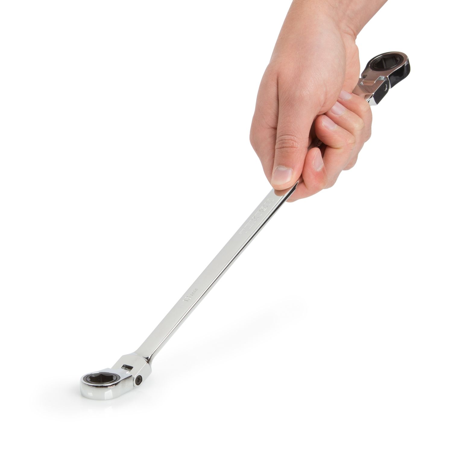 Tekton 13 x 15 millimeter ratcheting box end wrench. Item #WRN77109