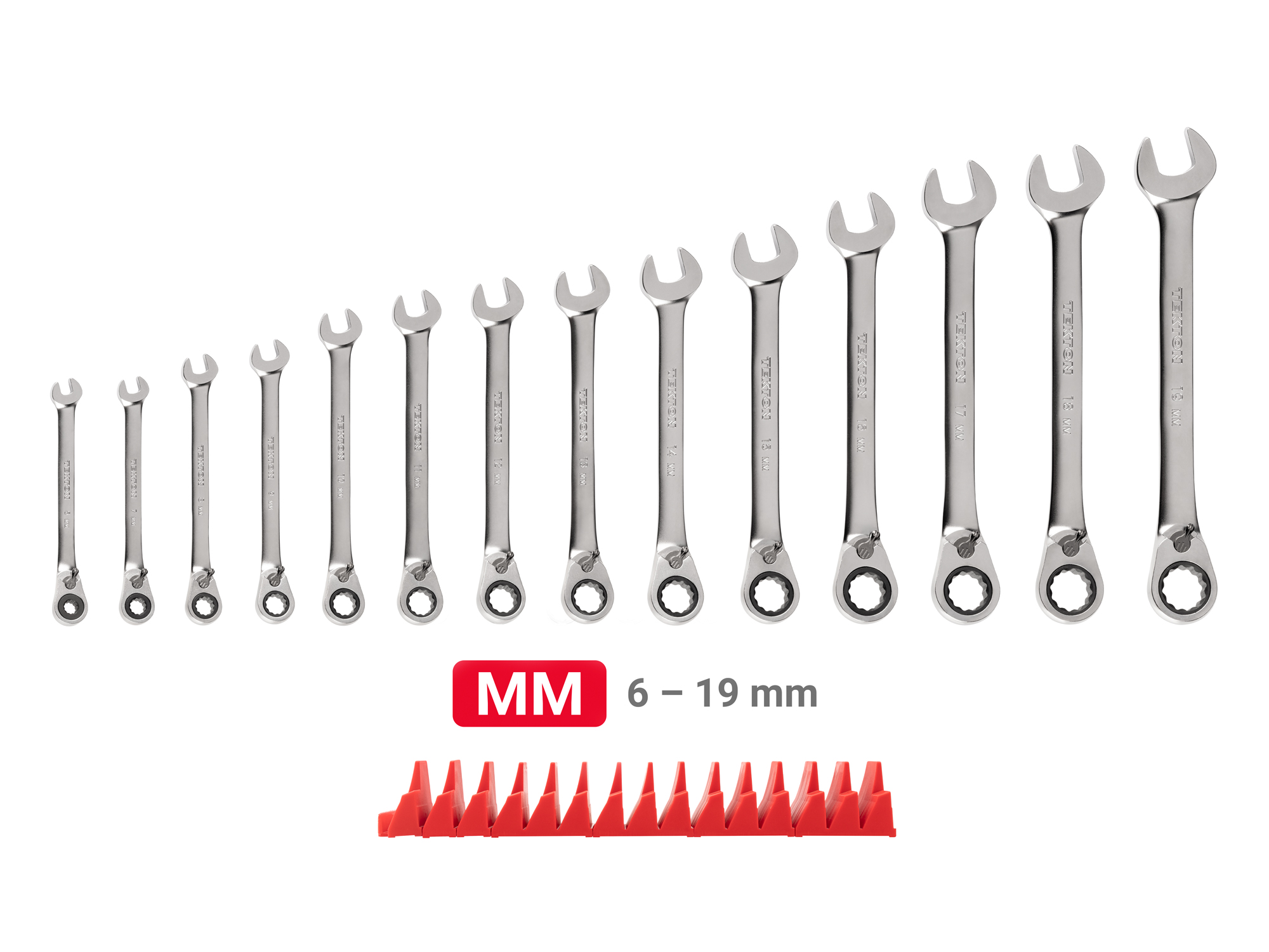 Williams 12-Piece Metric Reversible Ratcheting Combo Wrench Set – 8mm To 19mm, 12pt (MWS-12RC)