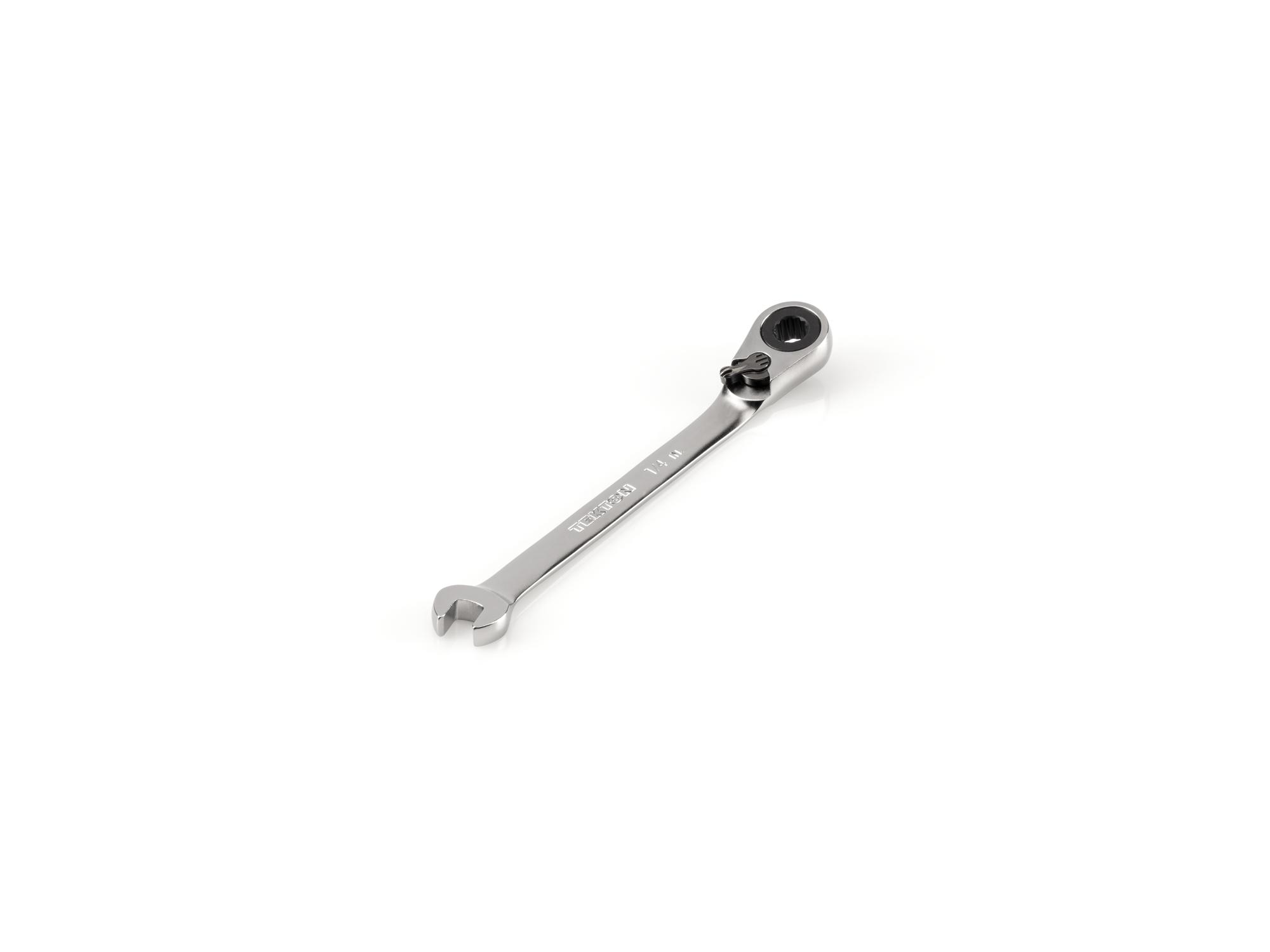 1/4 Inch Reversible 12-Point Ratcheting Combination Wrench