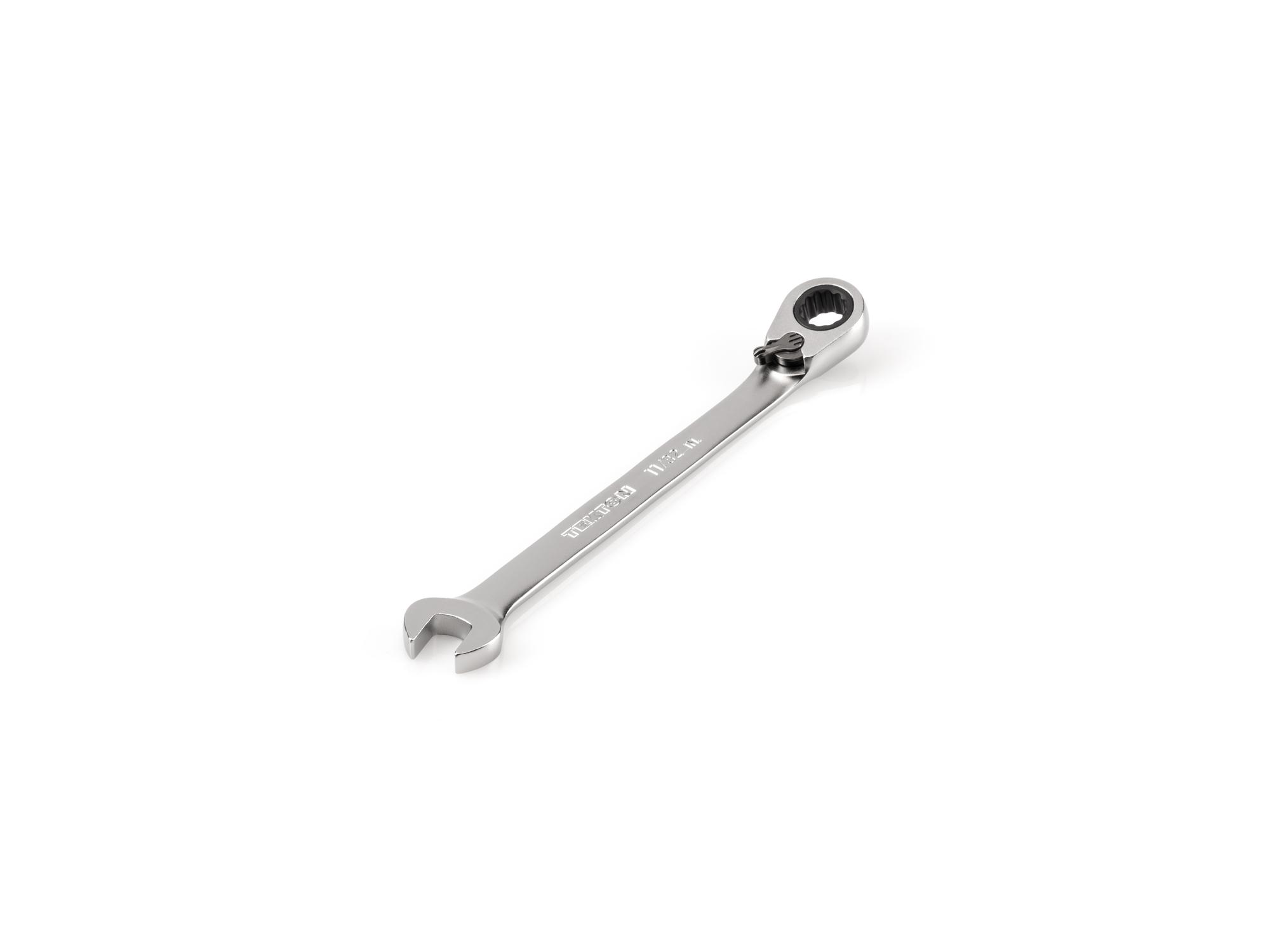 11/32 Inch Reversible 12-Point Ratcheting Combination Wrench