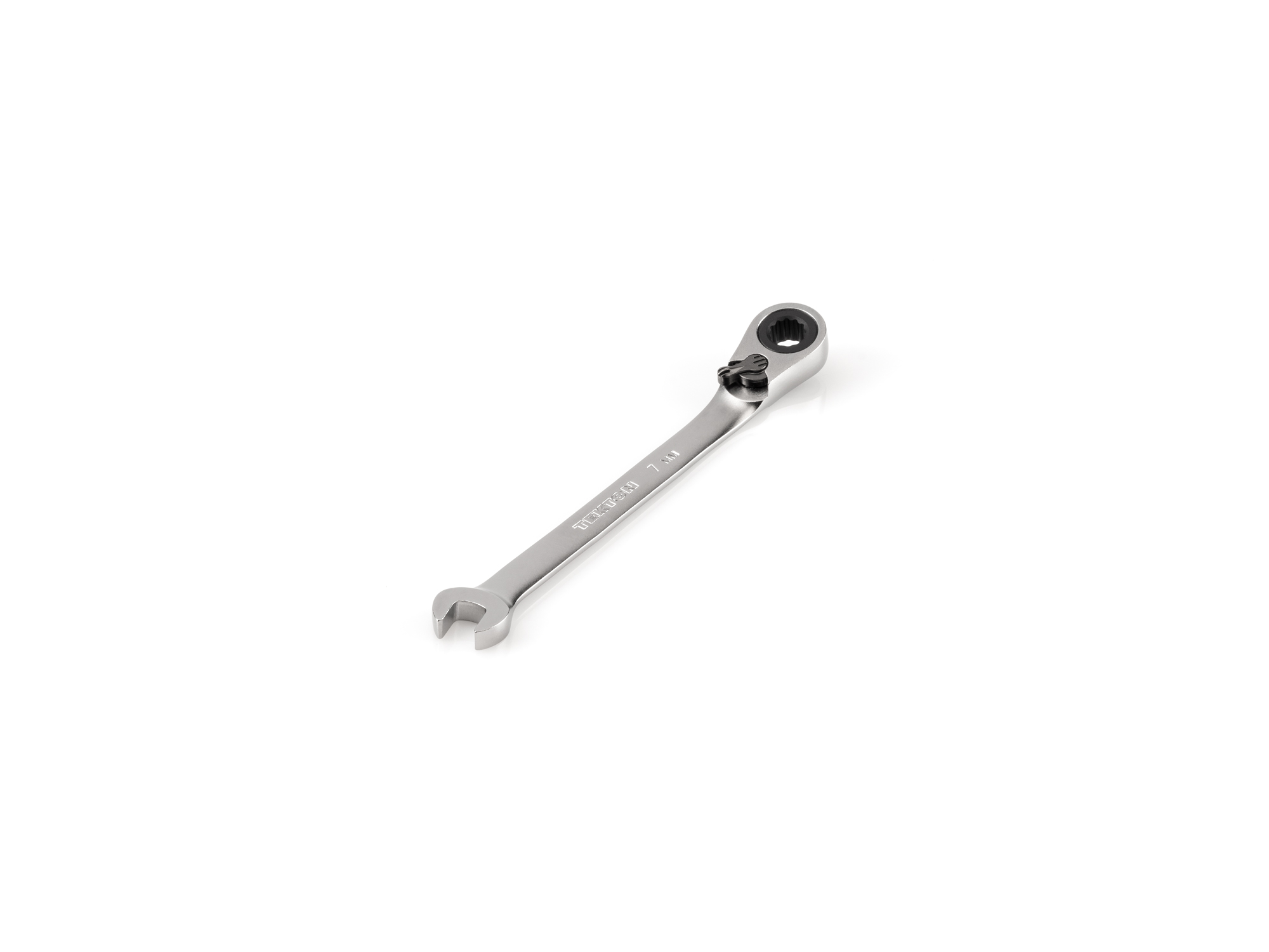 TEKTON 7 mm Reversible 12-Point Ratcheting Combination Wrench