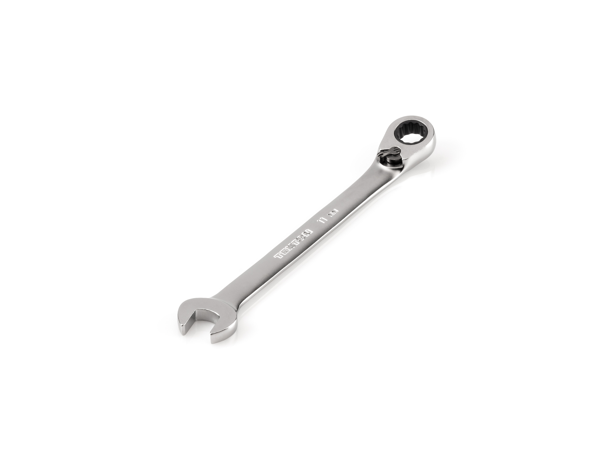 TEKTON 11 mm Reversible 12-Point Ratcheting Combination Wrench