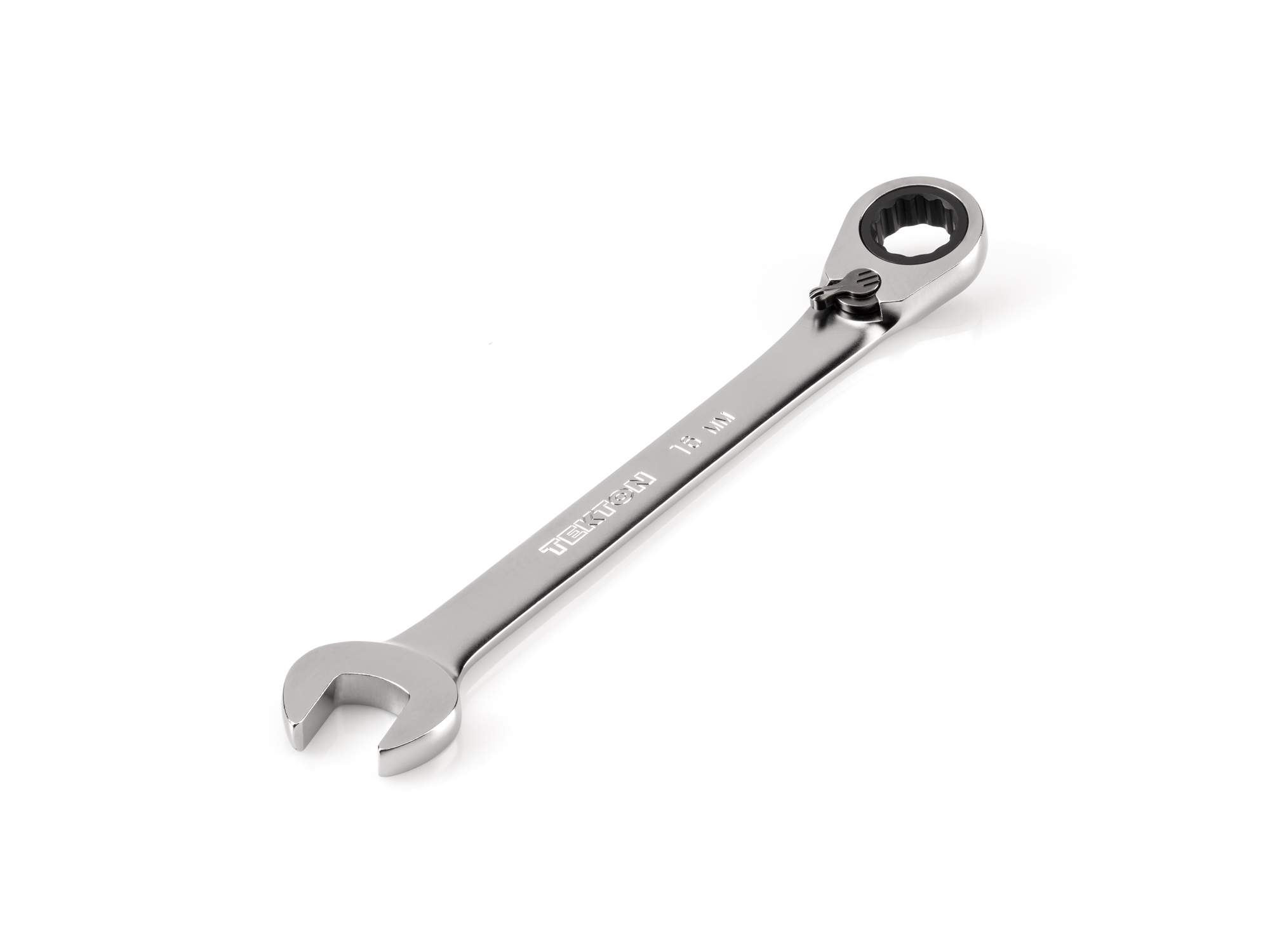 TEKTON 16 mm Reversible 12-Point Ratcheting Combination Wrench