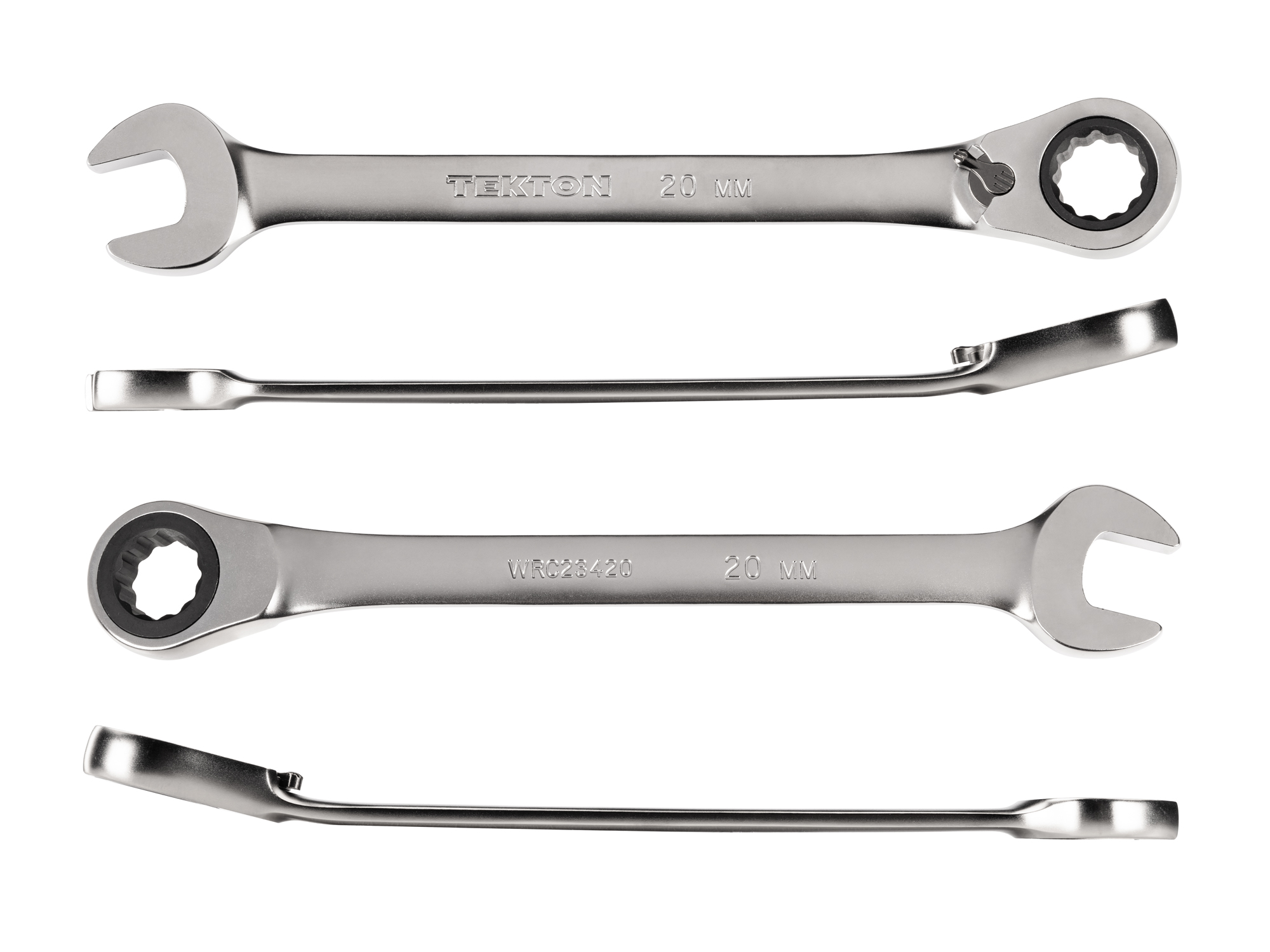 20 mm Reversible 12-Point Ratcheting Wrench | TEKTON