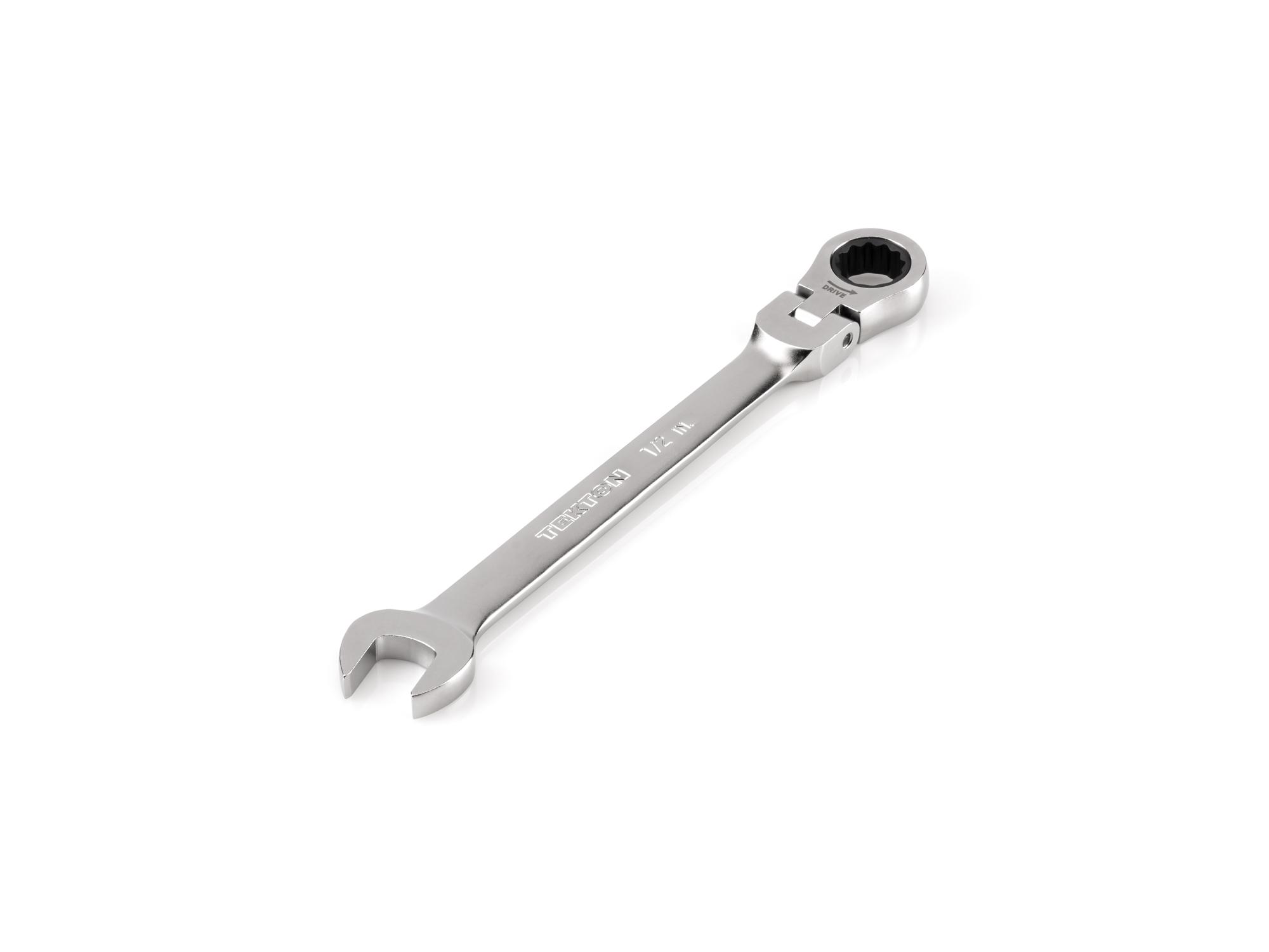 1/2 Inch Flex Head 12-Point Ratcheting Combination Wrench
