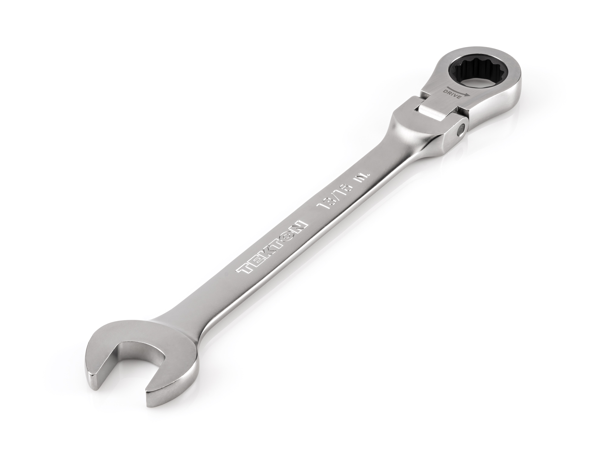 TEKTON 13/16 Inch Flex Head 12-Point Ratcheting Combination Wrench