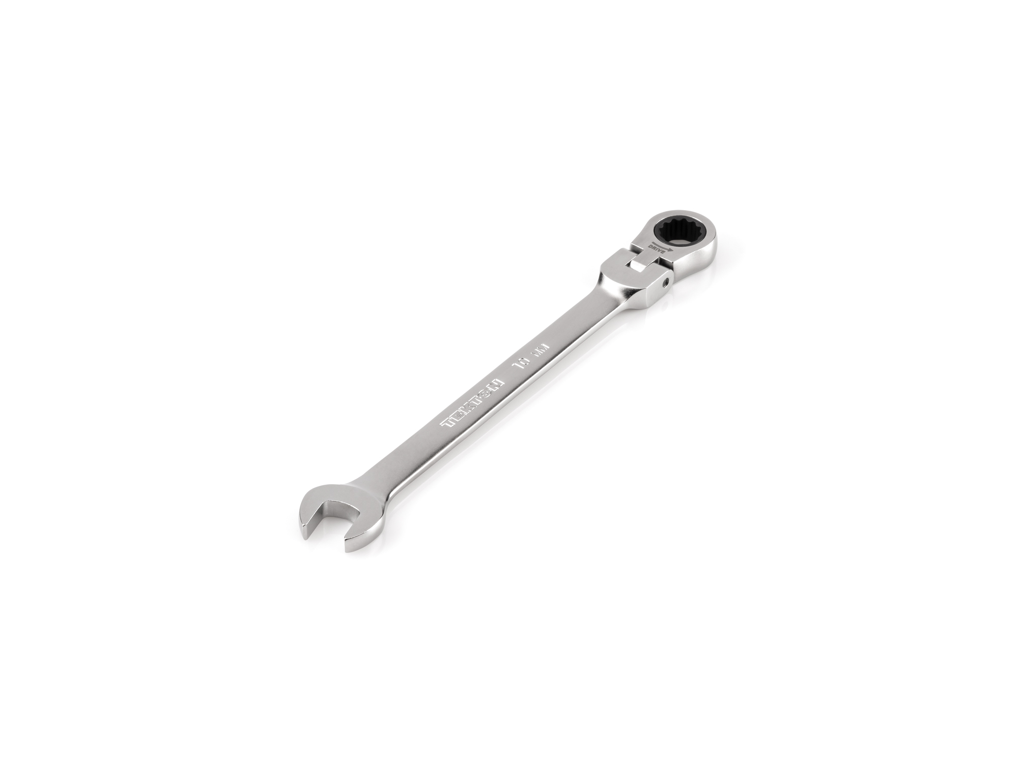 TEKTON 10 mm Flex Head 12-Point Ratcheting Combination Wrench