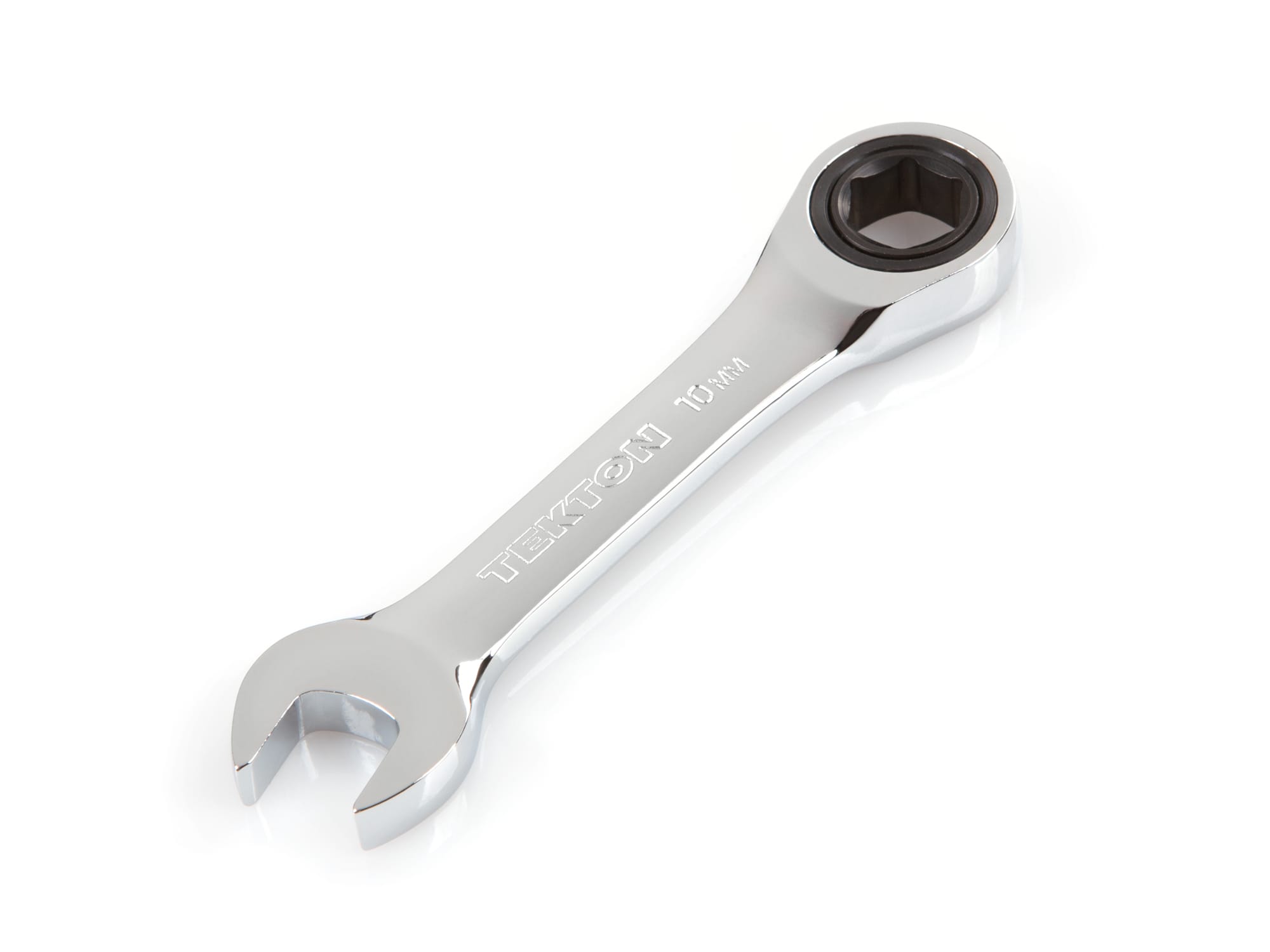 TEKTON 10 mm Stubby Ratcheting Combination Wrench