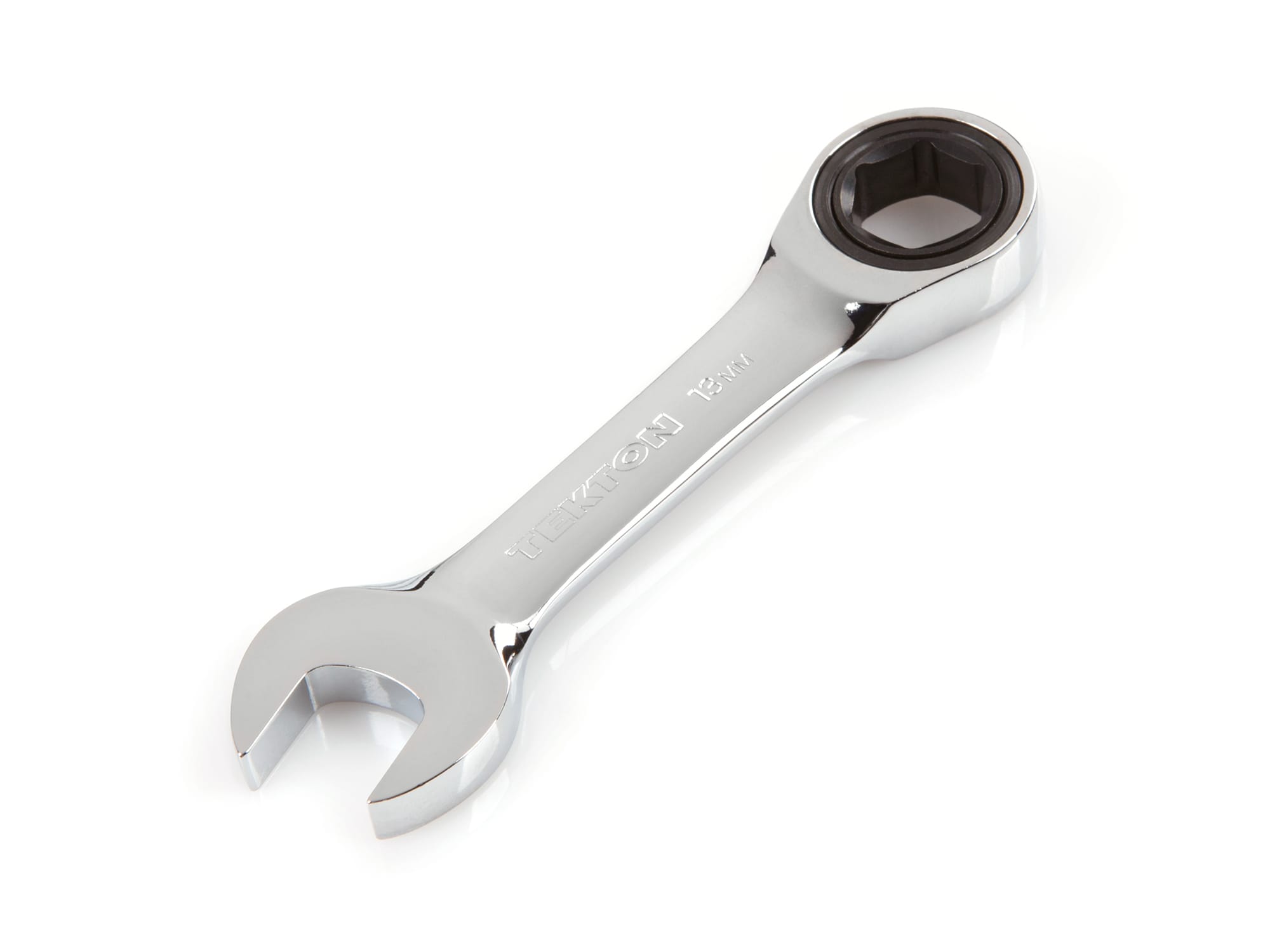 TEKTON 13 mm Stubby Ratcheting Combination Wrench