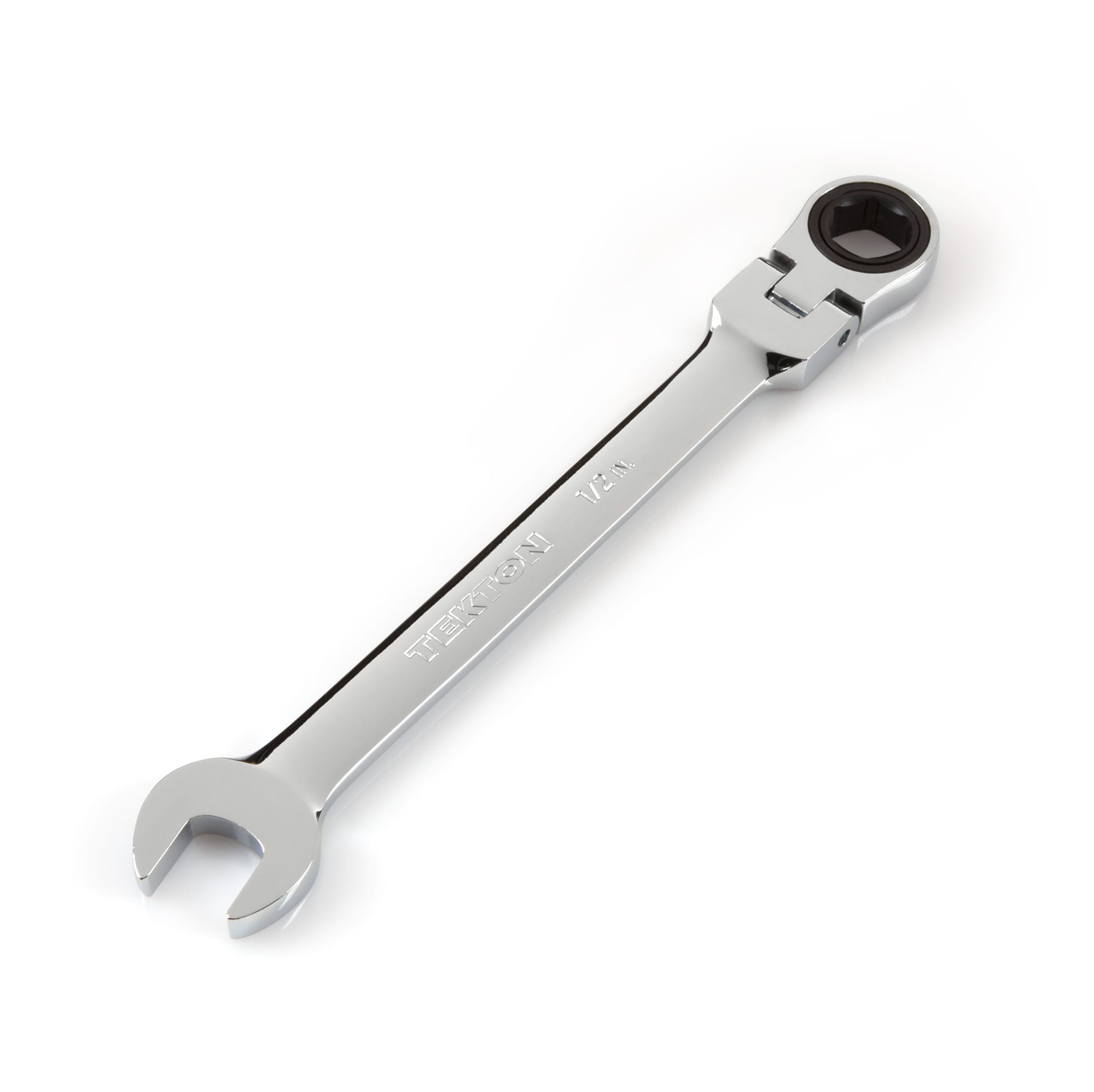 1/2 Inch Flex Ratcheting Combination Wrench. 6-point box end and 72-tooth ratchet. WRN57010.