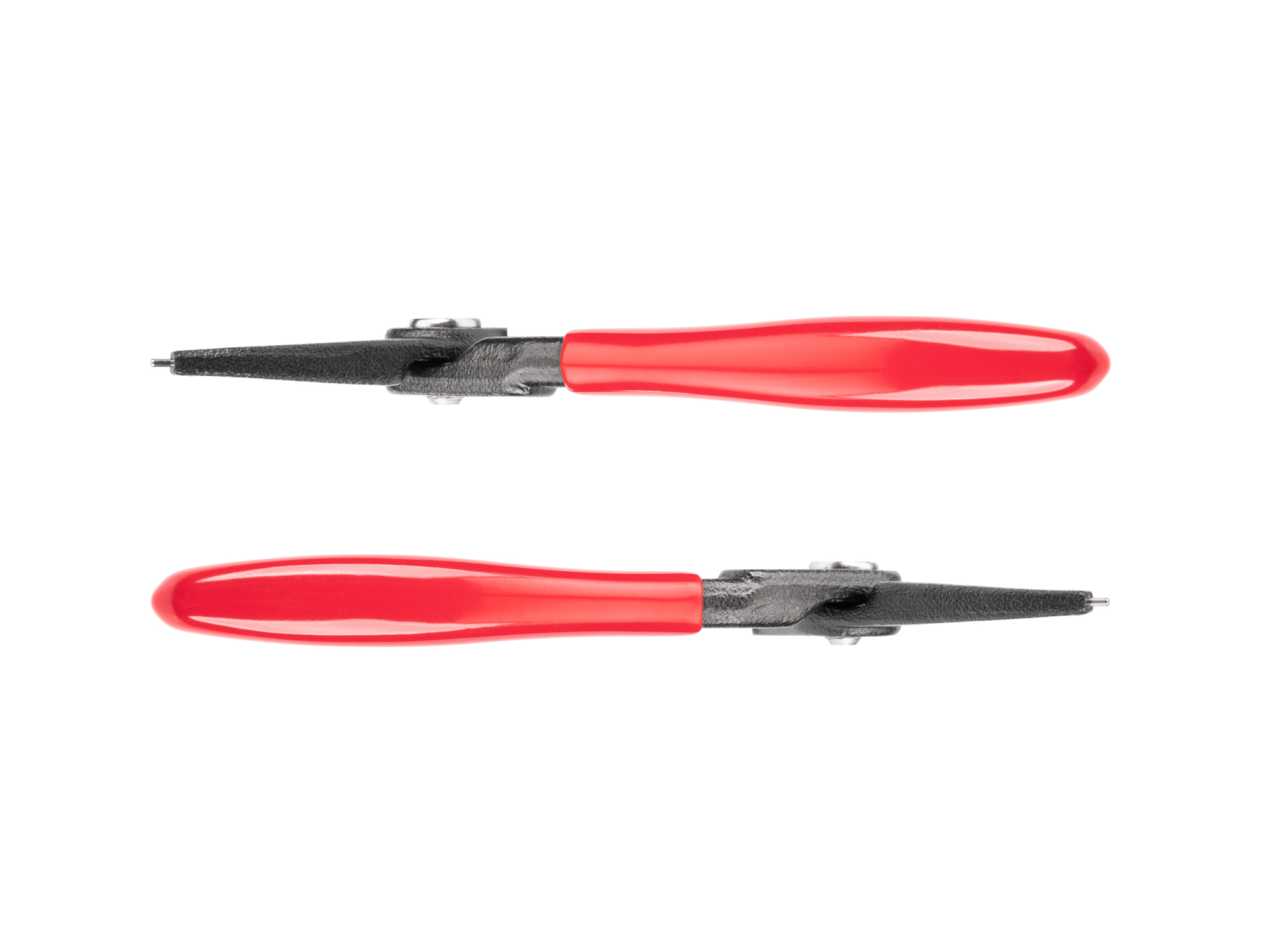 Side view of Tekton 5 inchh (0.047 inch tips) retaining ring pliers set. Item #PRR21050