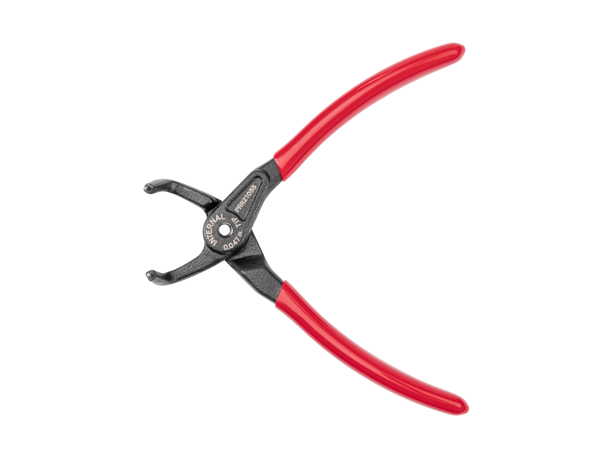 Back view of Tekton 5 inchh (0.047 inch tips) retaining ring pliers set. Item #PRR21055