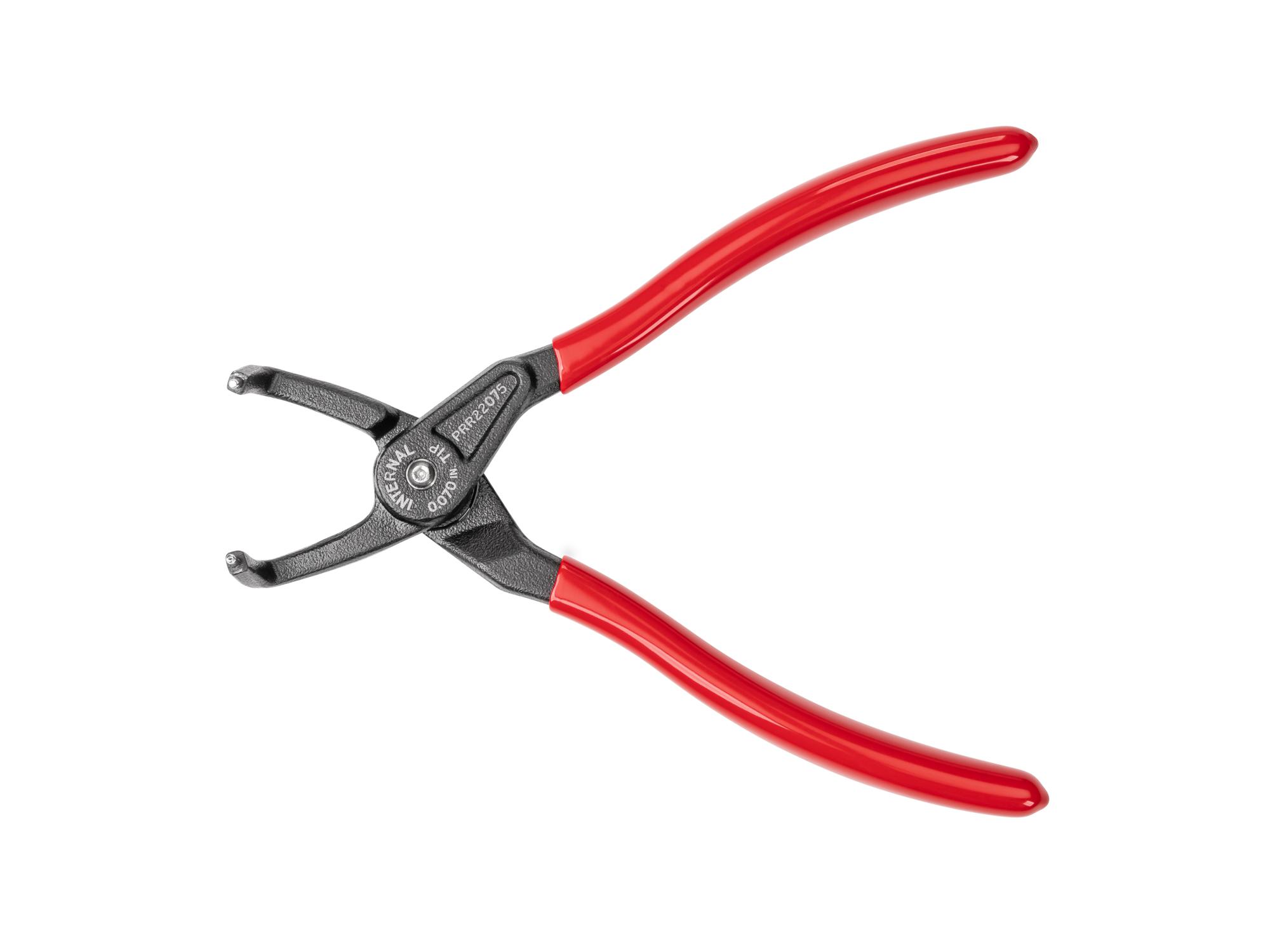 Back view of Tekton 7 inch retaining ring pliers. Item #PRR22075