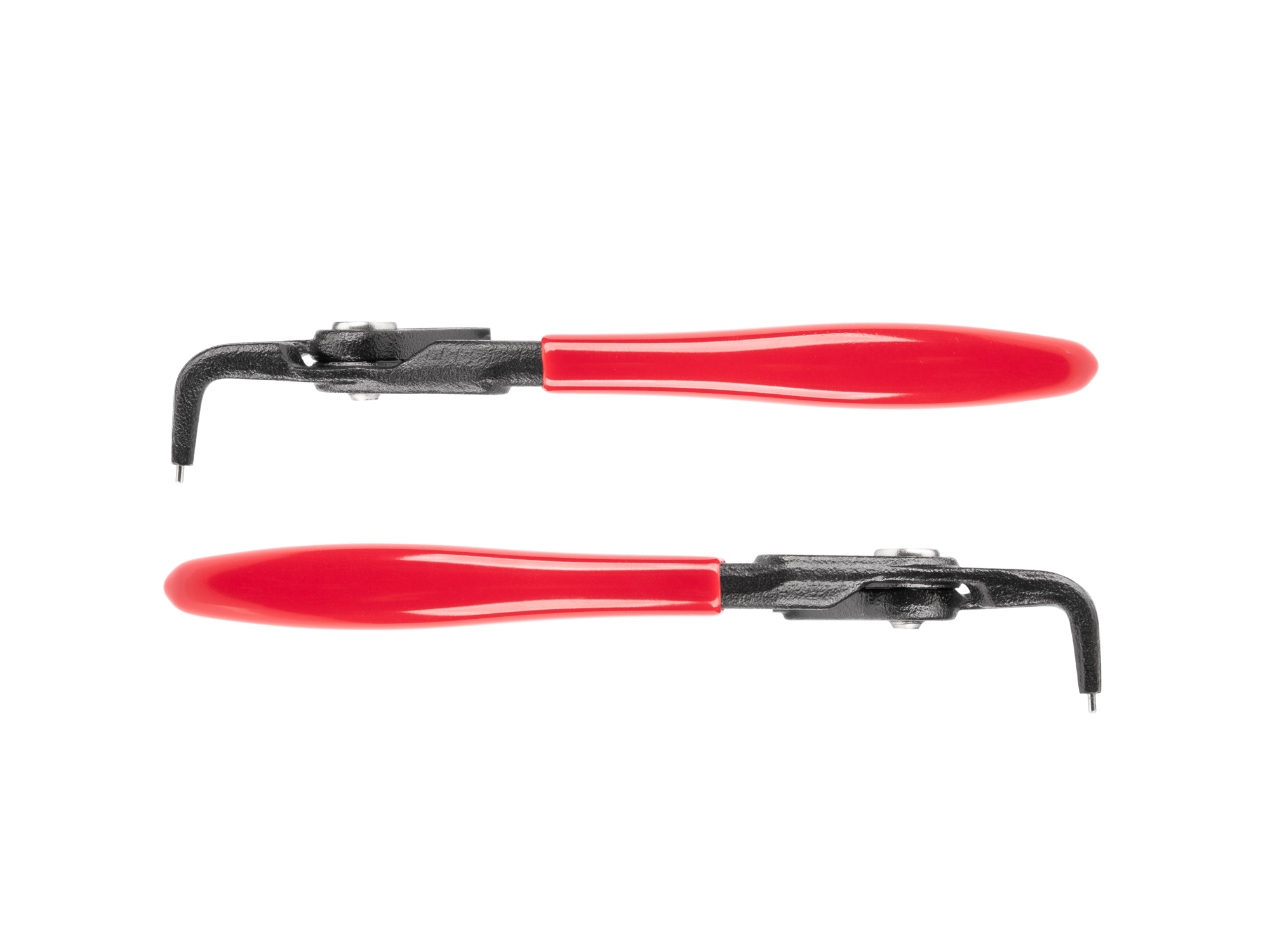 Side view of Tekton 5 inchh (0.047 inch tips) retaining ring pliers set. Item #PRR31055