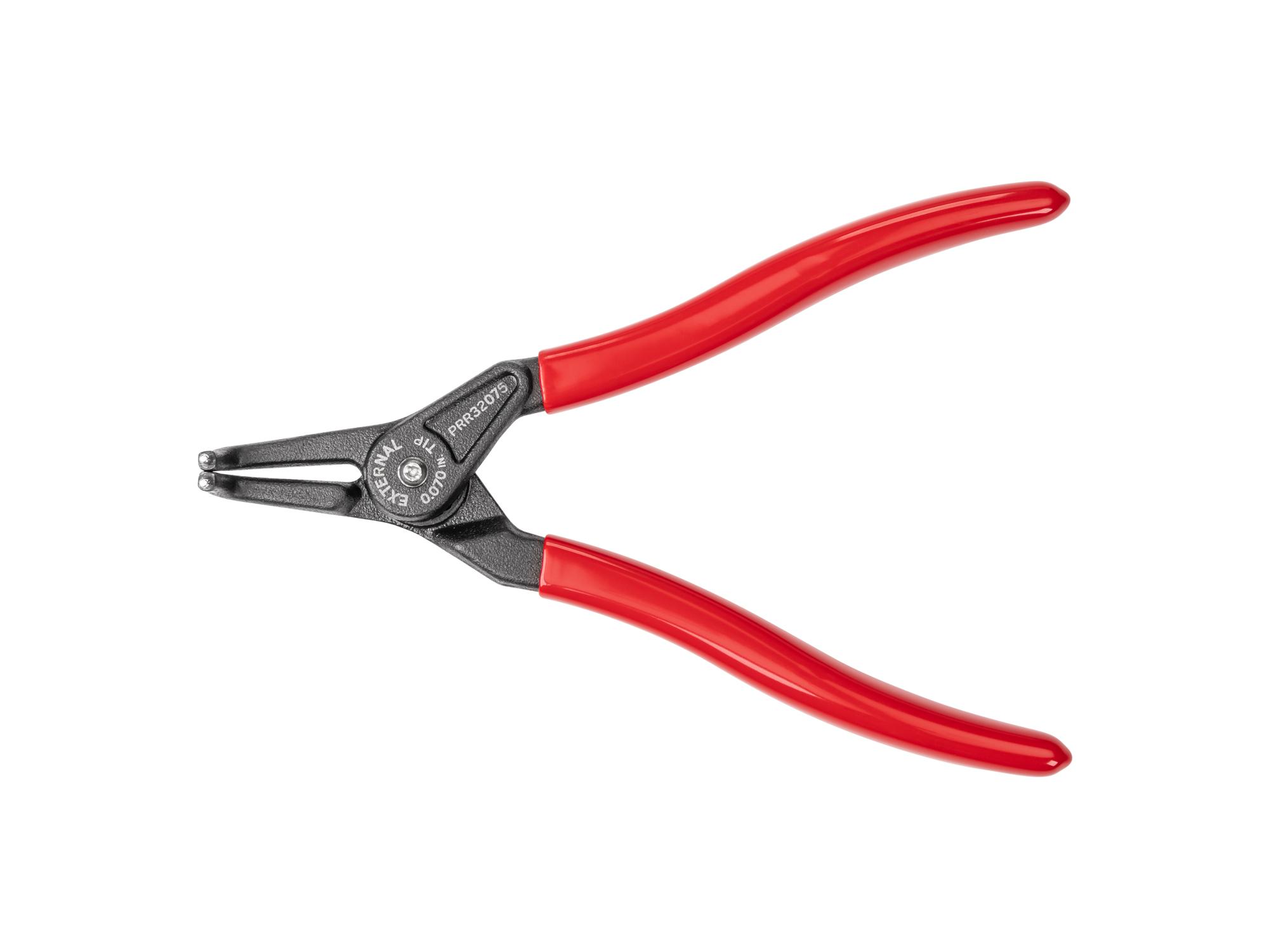 Back view of Tekton 7 inch retaining ring pliers. Item #PRR32075