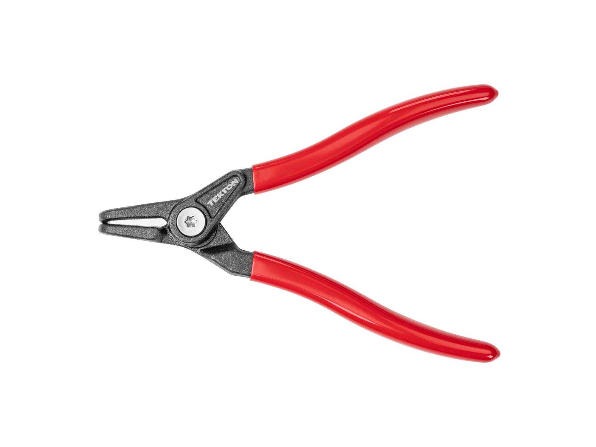 Front view of Tekton 7 inch retaining ring pliers. Item #PRR32075
