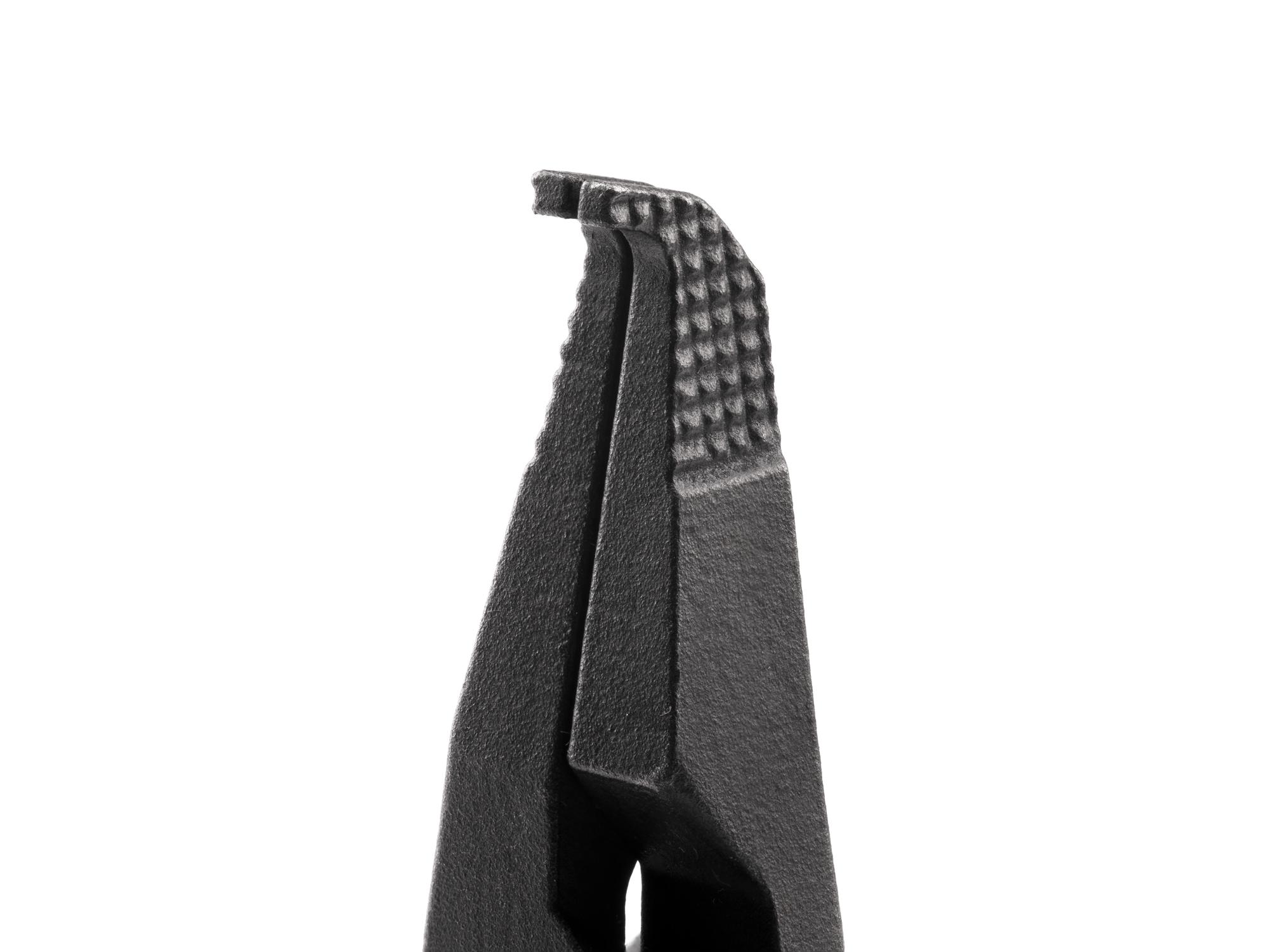 Closeup view of Tekton 9 inch retaining ring pliers. Item #PRR53206
