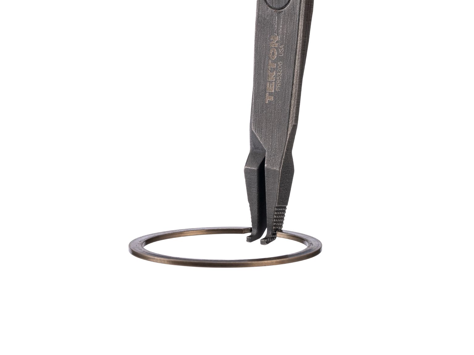 Example shown of Tekton 9 inchretaining ring pliers. Item #PRR53206