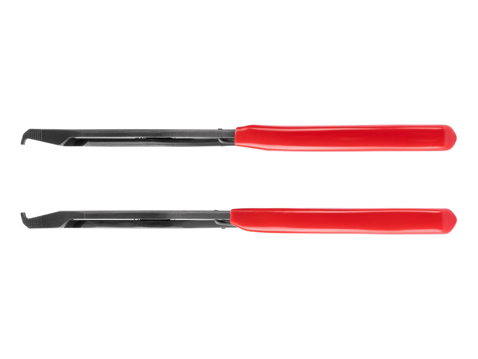 Side view of Tekton 9 inch retaining ring pliers. Item #PRR53206