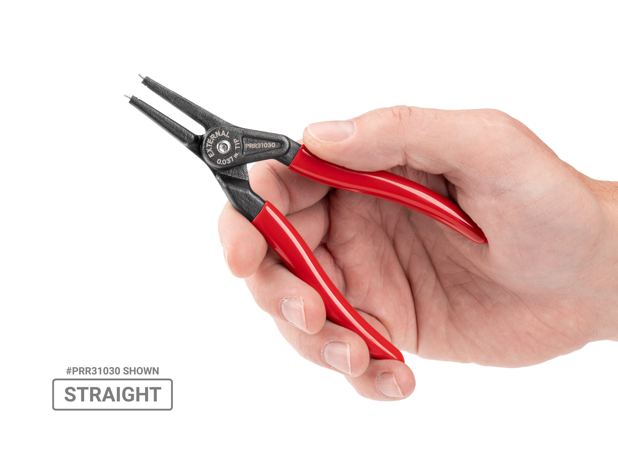 TEKTON 5 Inch External Retaining Ring Pliers Set, 2-Piece (0.037 in. Tips)