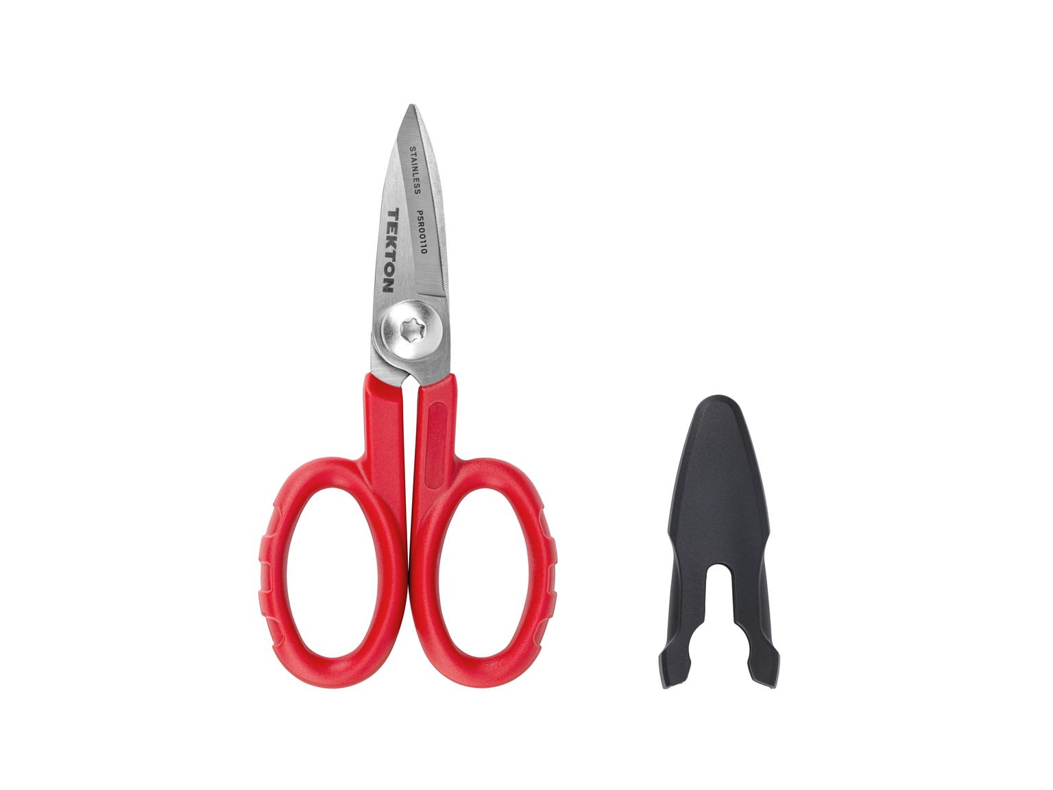 Laid out contents of Tekton scissors. Item #PSR00110
