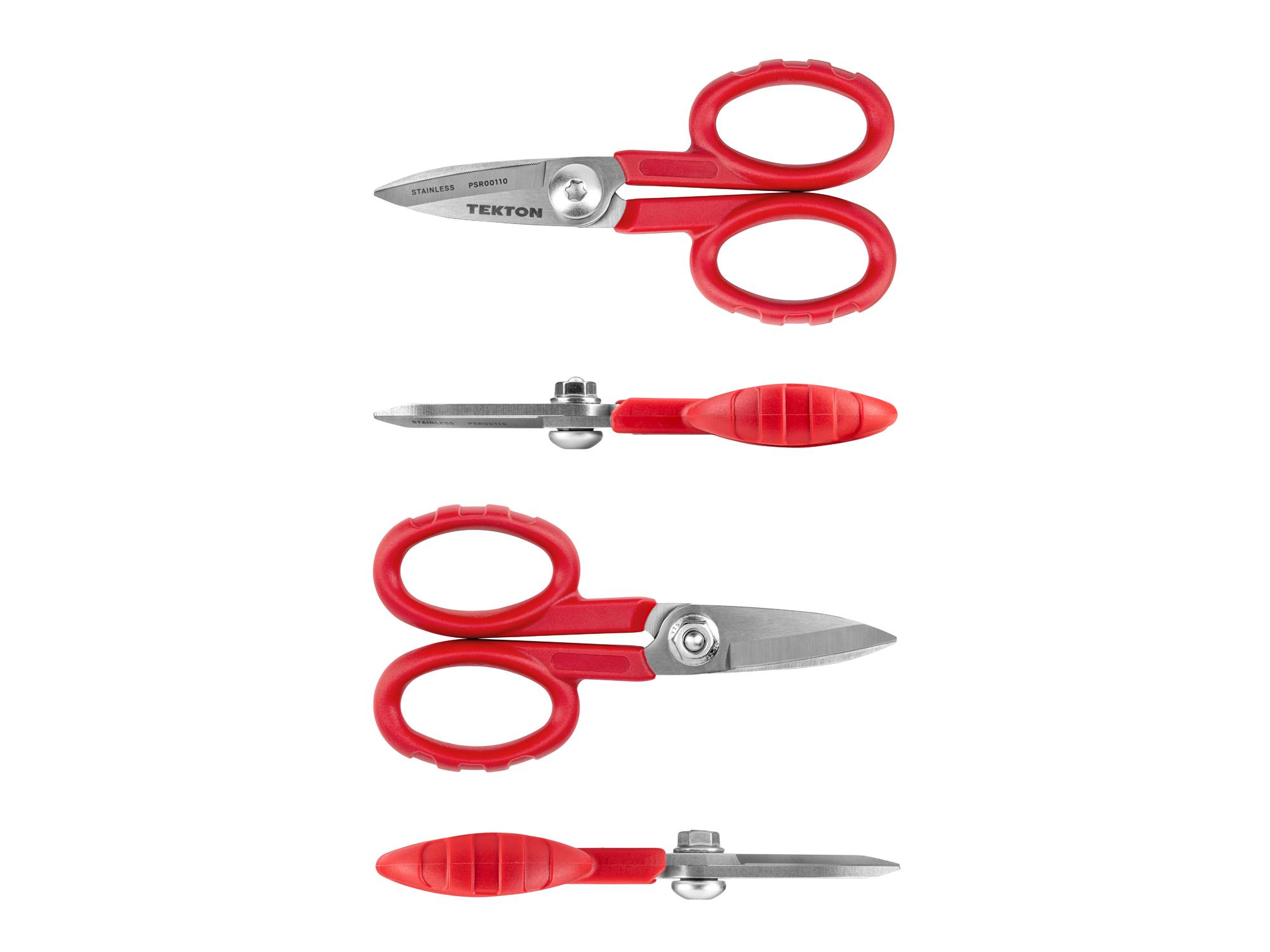 Side view of Tekton scissors set. Item #PSR99002