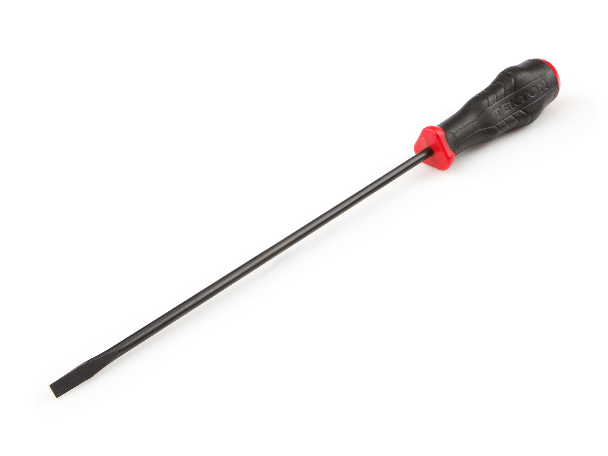 TEKTON Long 3/16 Inch Slotted High-Torque Black Oxide Blade Screwdriver (Keystone Tip)