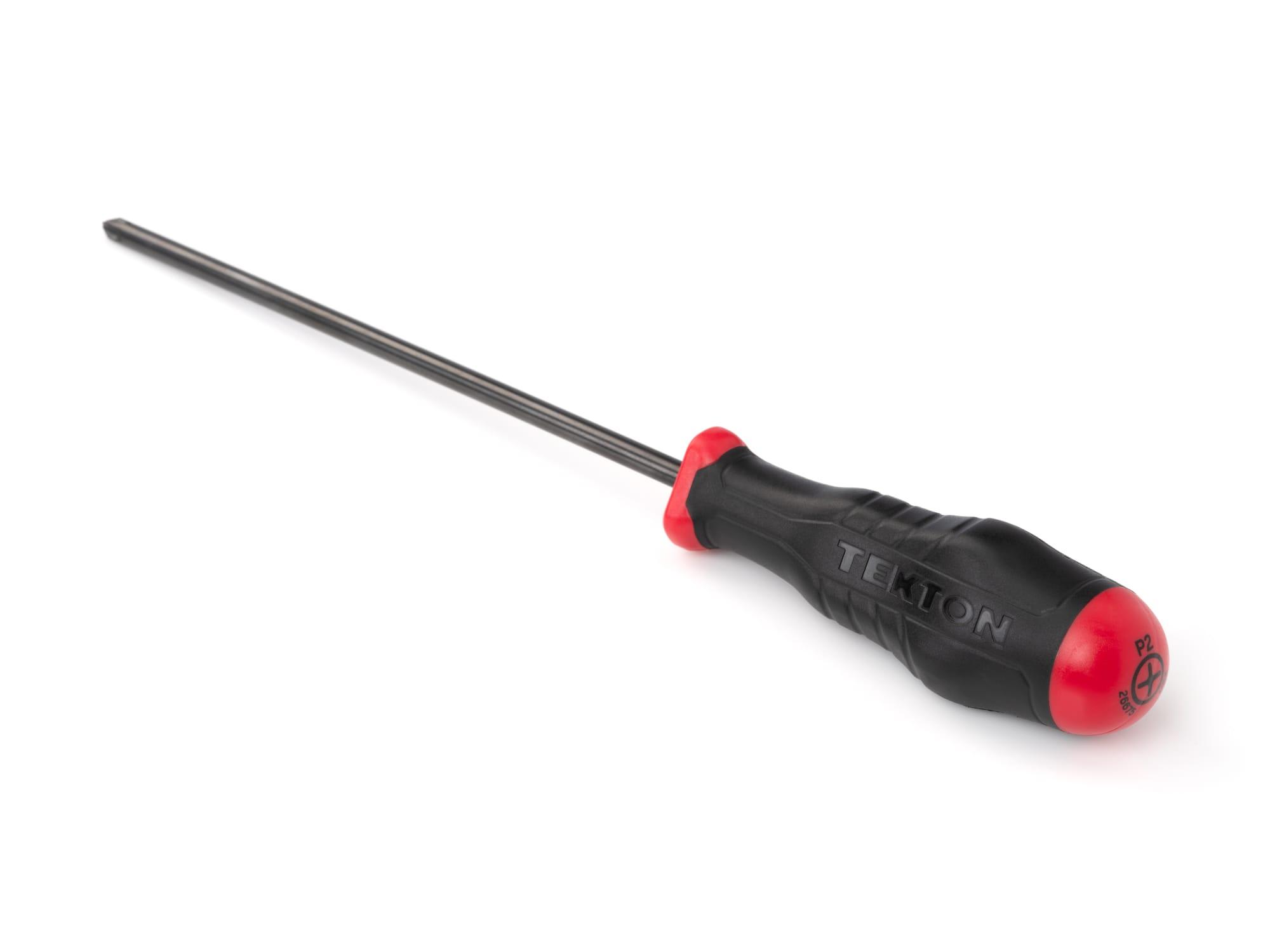 Back angle view of Tekton 8 inch screwdriver. Item #26675