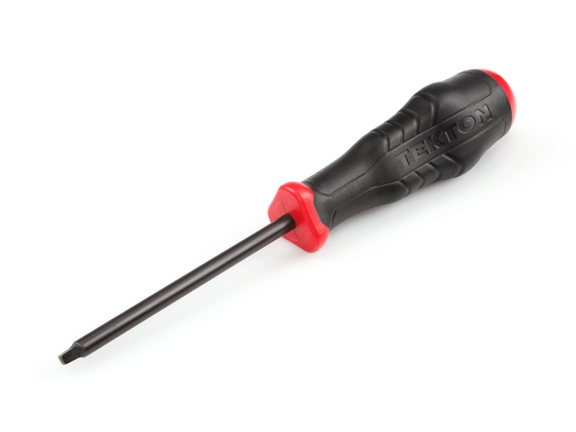 Front-right angle view of Tekton 4 inch screwdriver. Item #26823