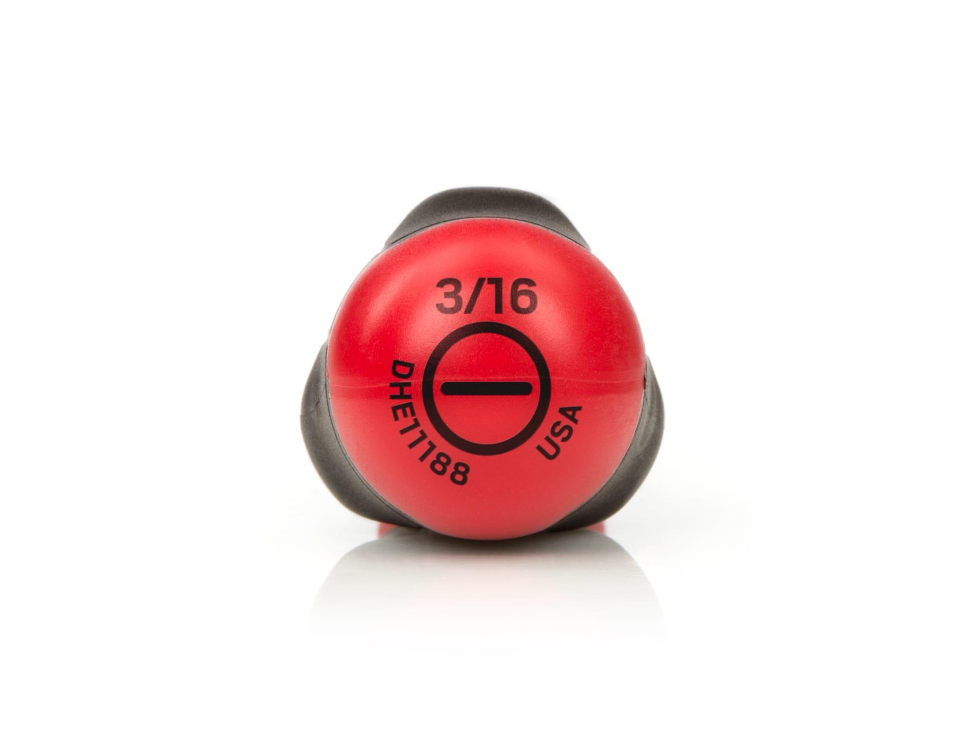 Back view of Tekton 4 inch screwdriver. Item #DHE11188