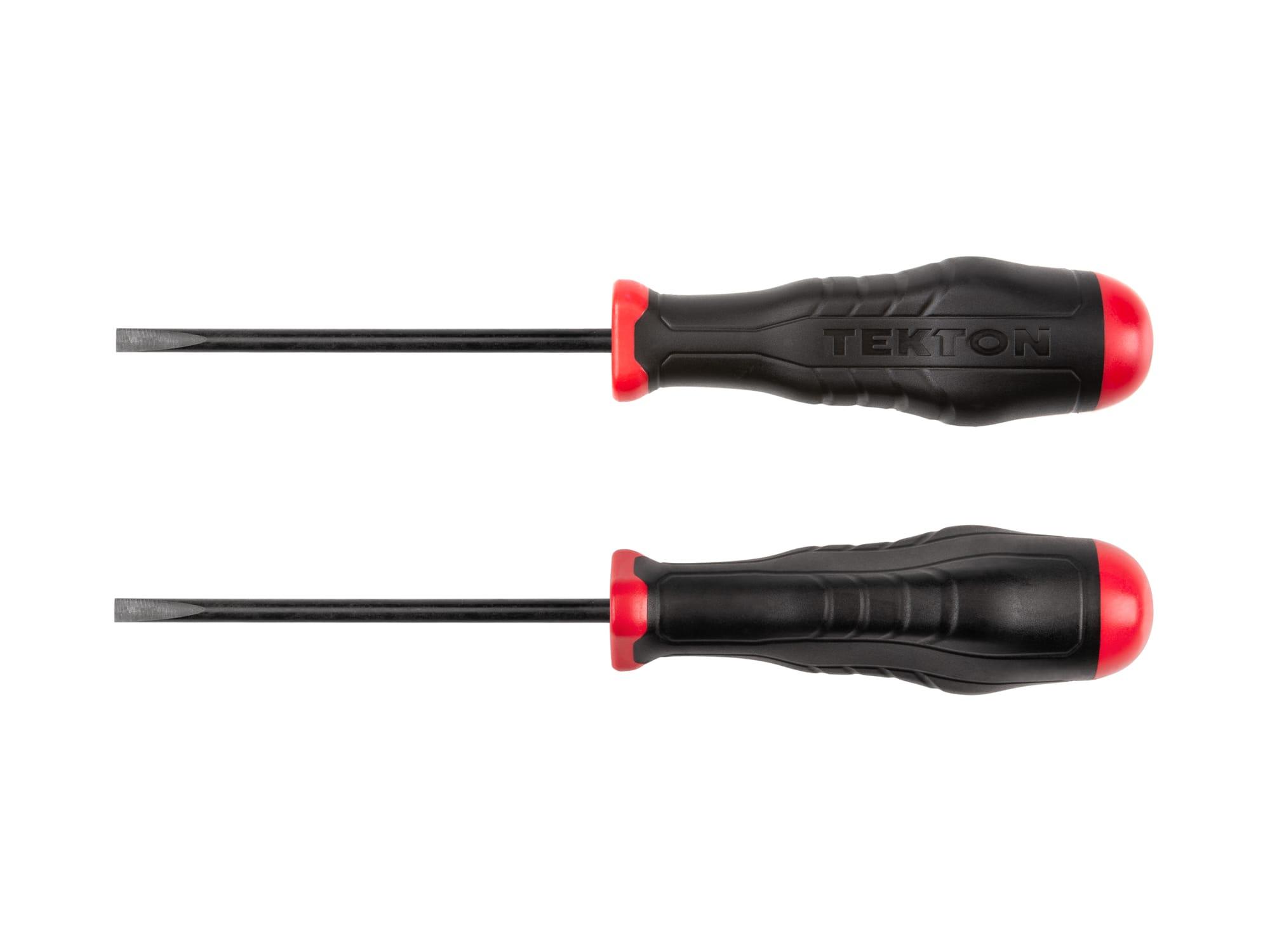 Side view of Tekton 4 inch screwdriver. Item #DHE11188