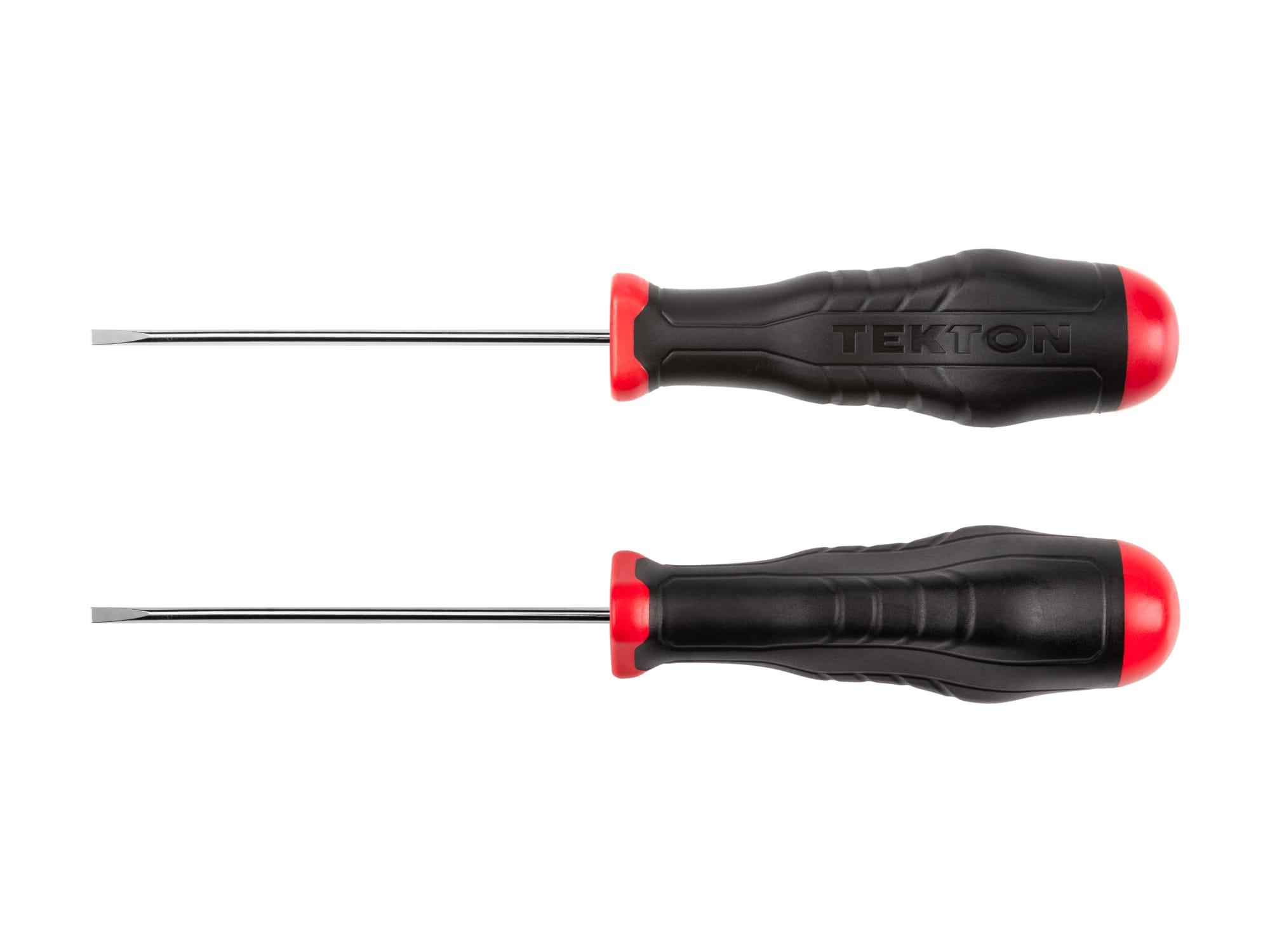Side view of Tekton 4 inch screwdriver. Item #DHE31125