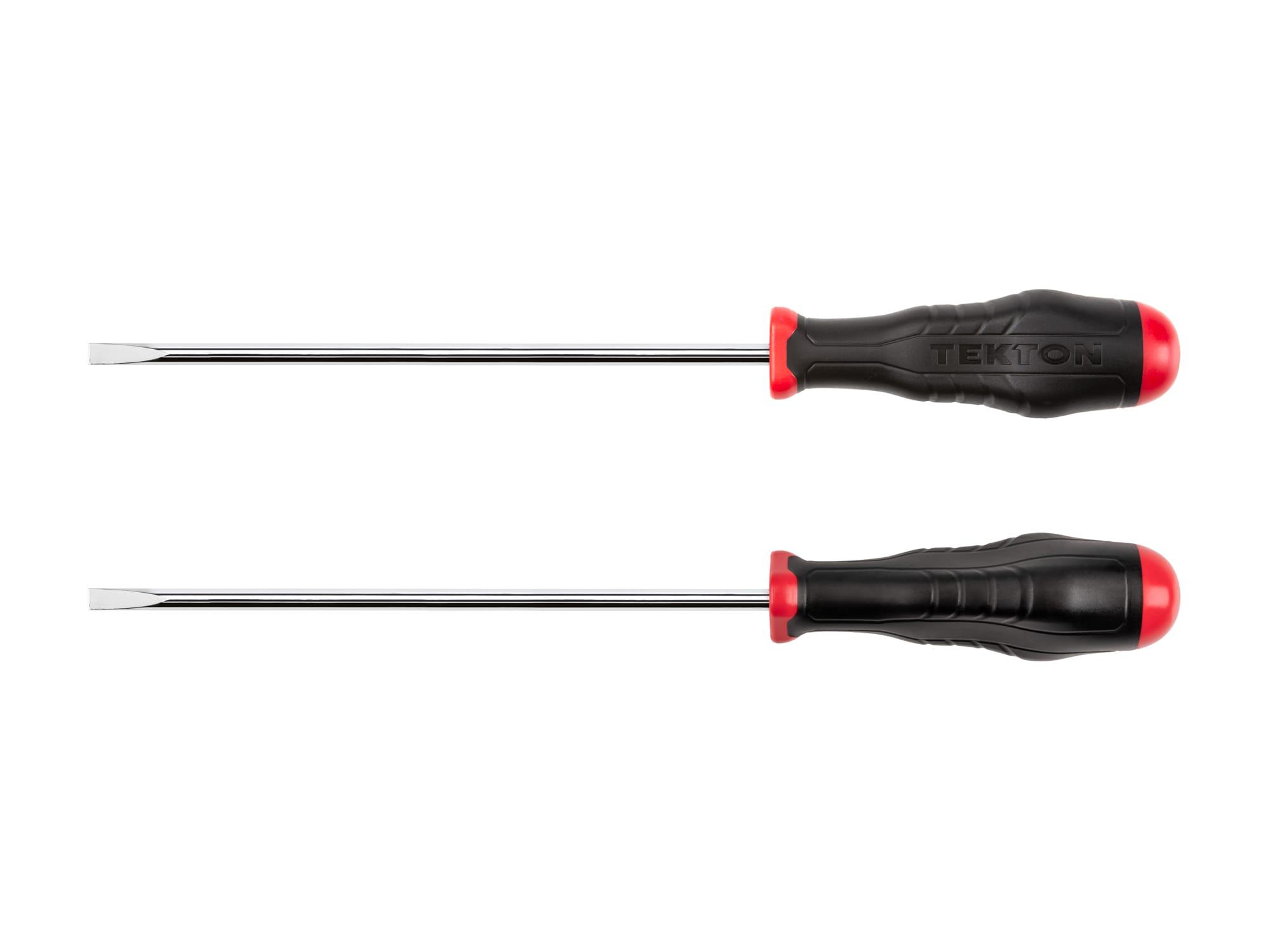 Side view of Tekton 8 inch screwdriver. Item #DHE34250