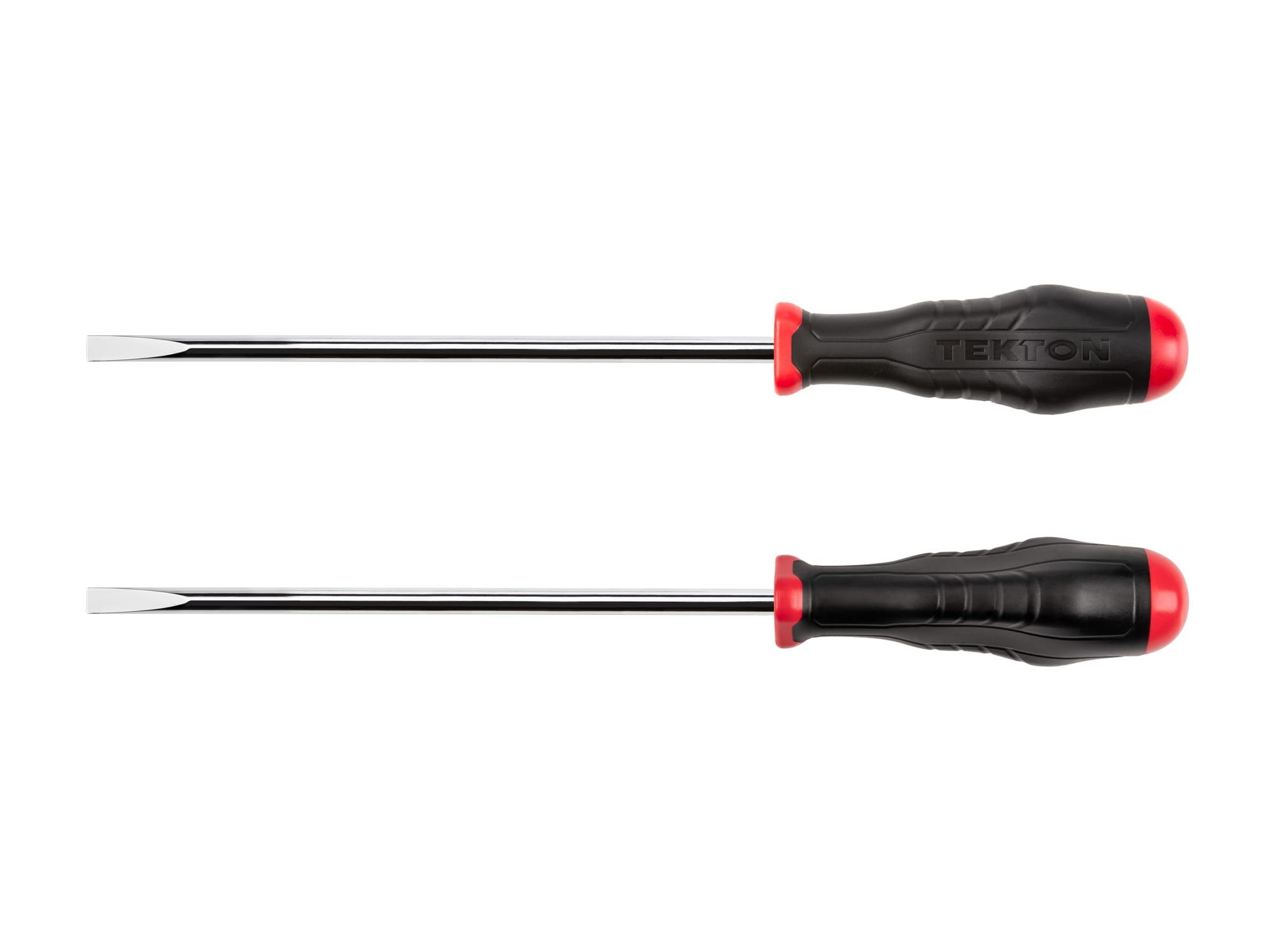 Side view of Tekton 8 inch screwdriver. Item #DHE34313