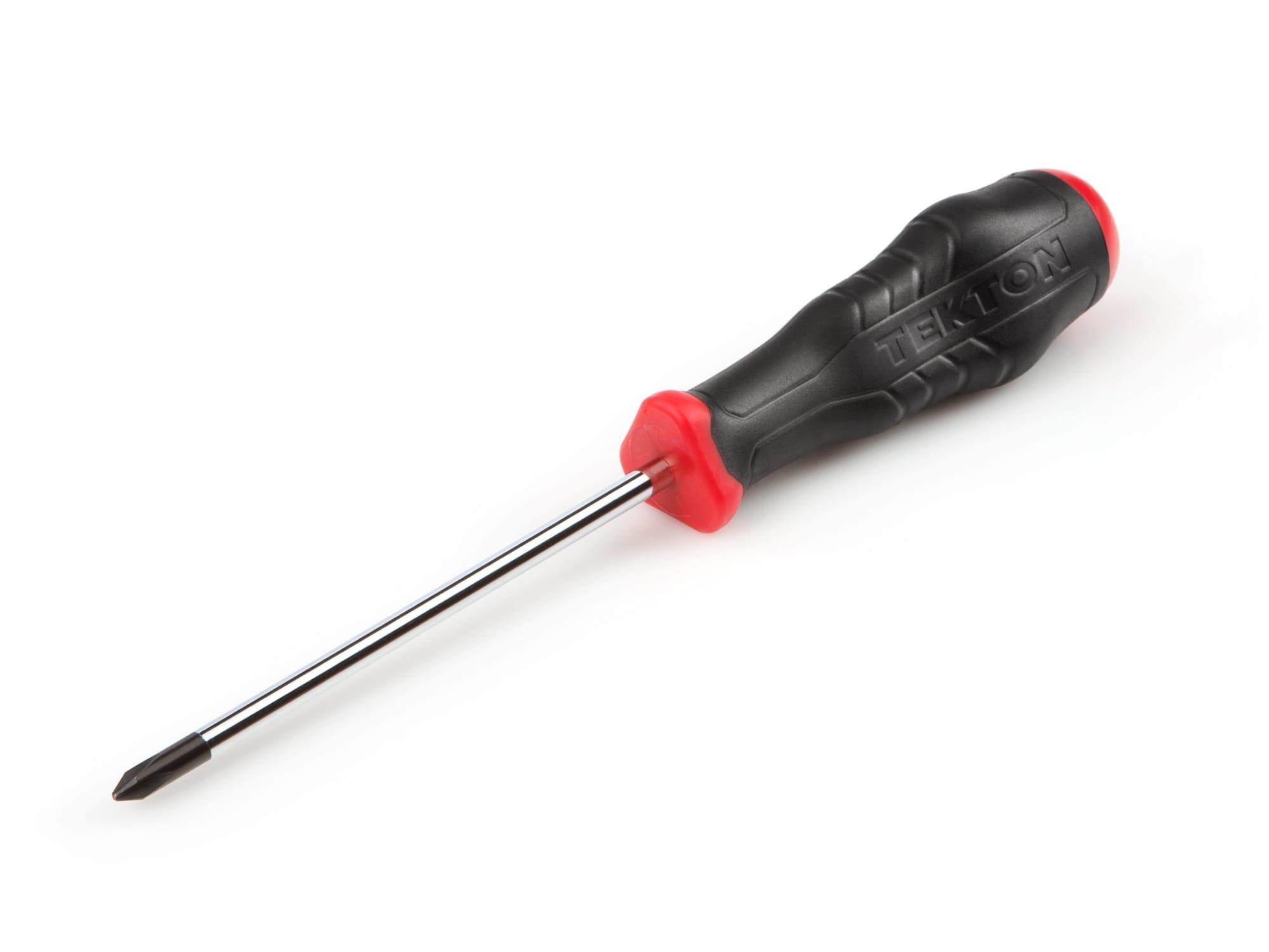 Front-right angle view of Tekton screwdriver. Item #DHP31001