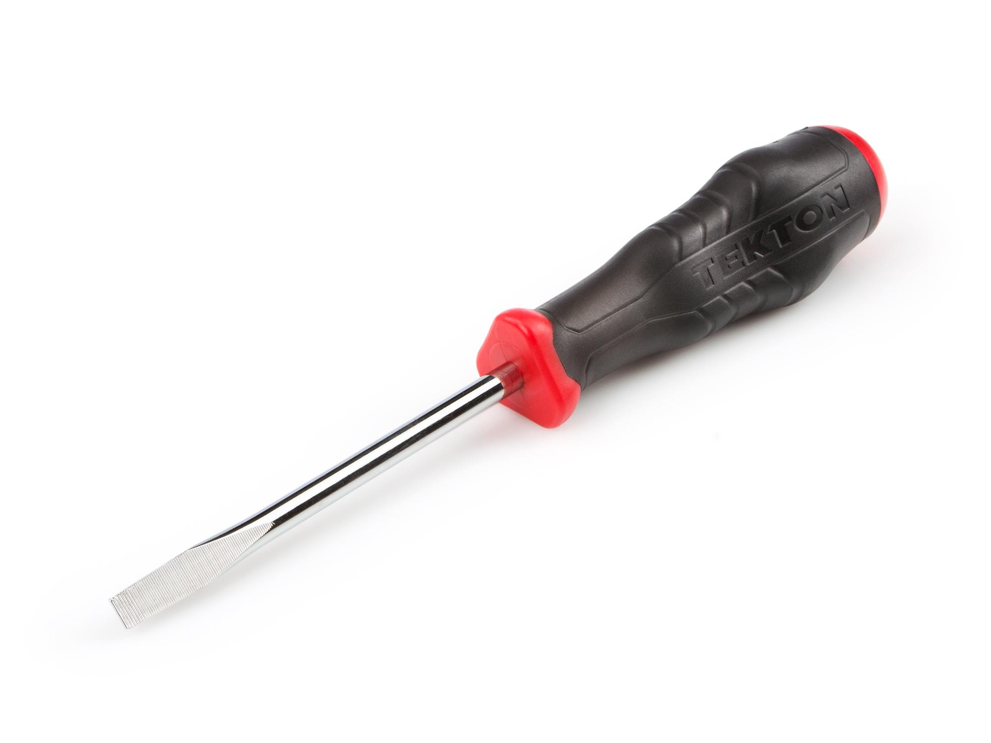 Front-right angle view of Tekton screwdriver. Item #DHS31250