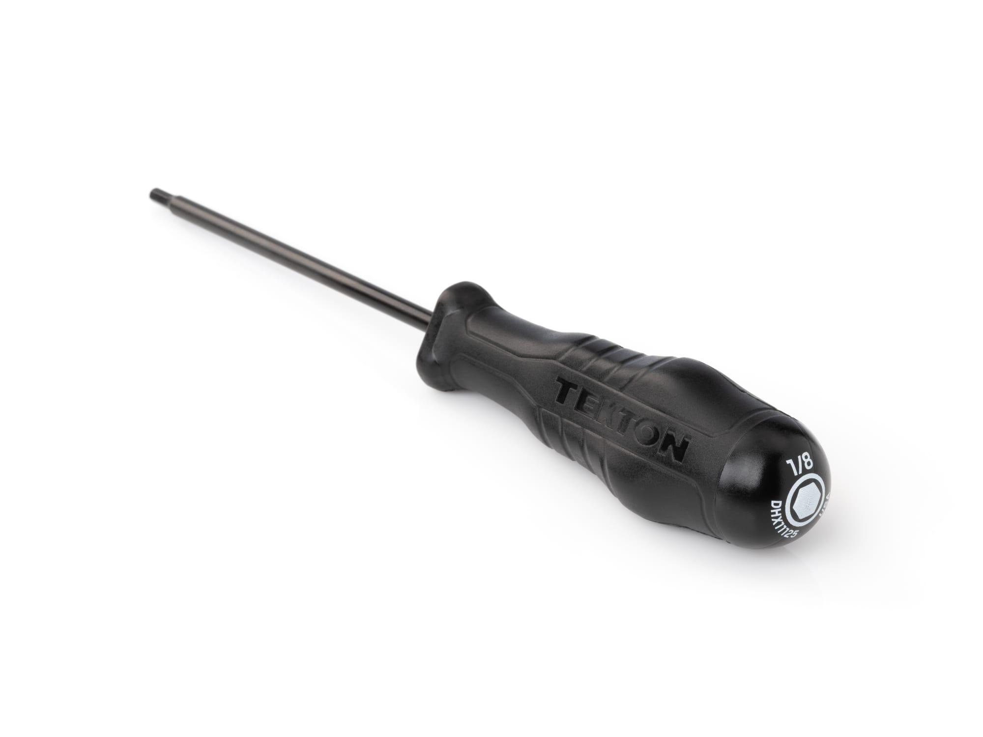 Back angle view of Tekton screwdriver. Item #DHX11125