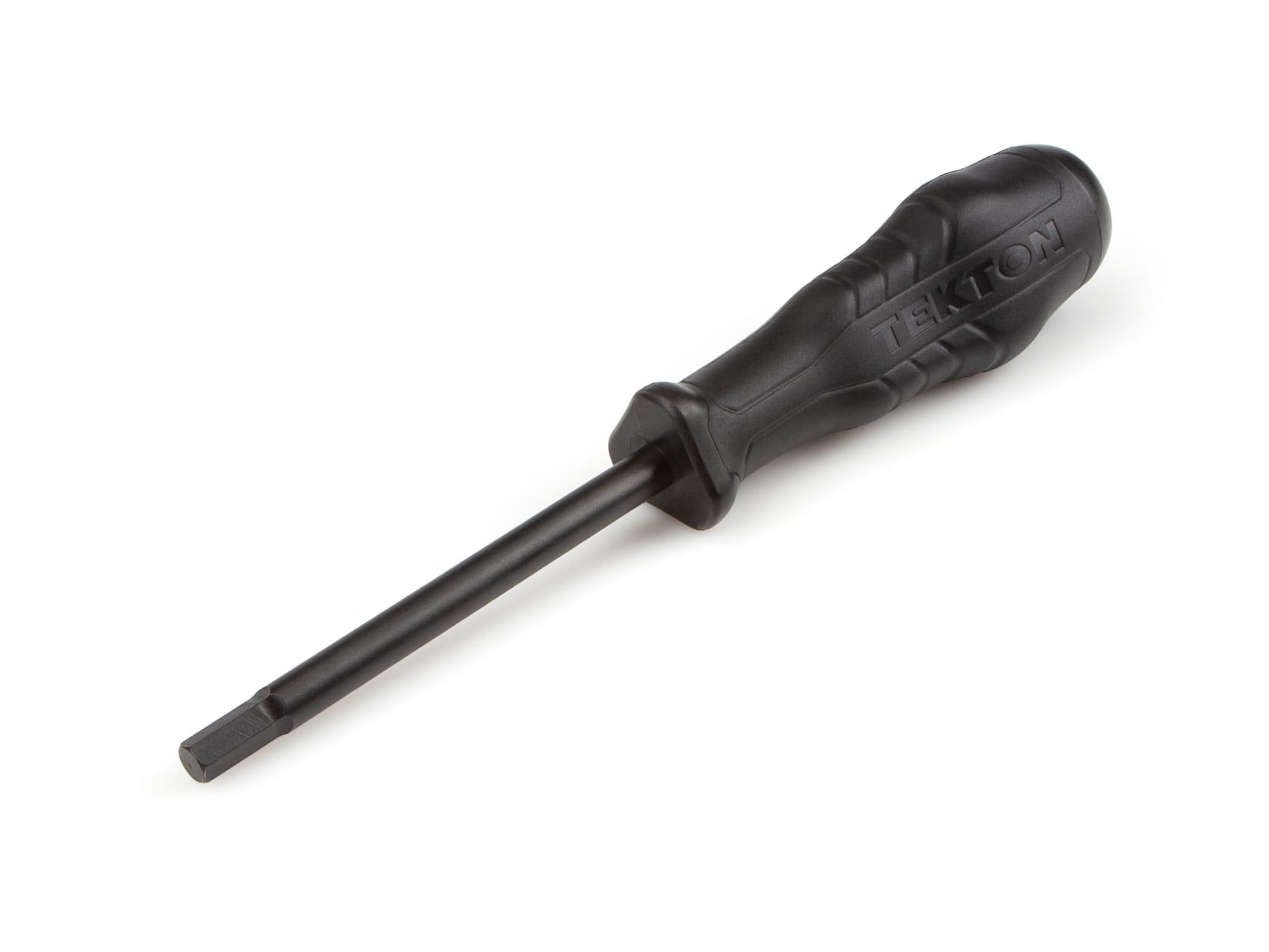 Front-right angle view of Tekton screwdriver. Item #DHX11313