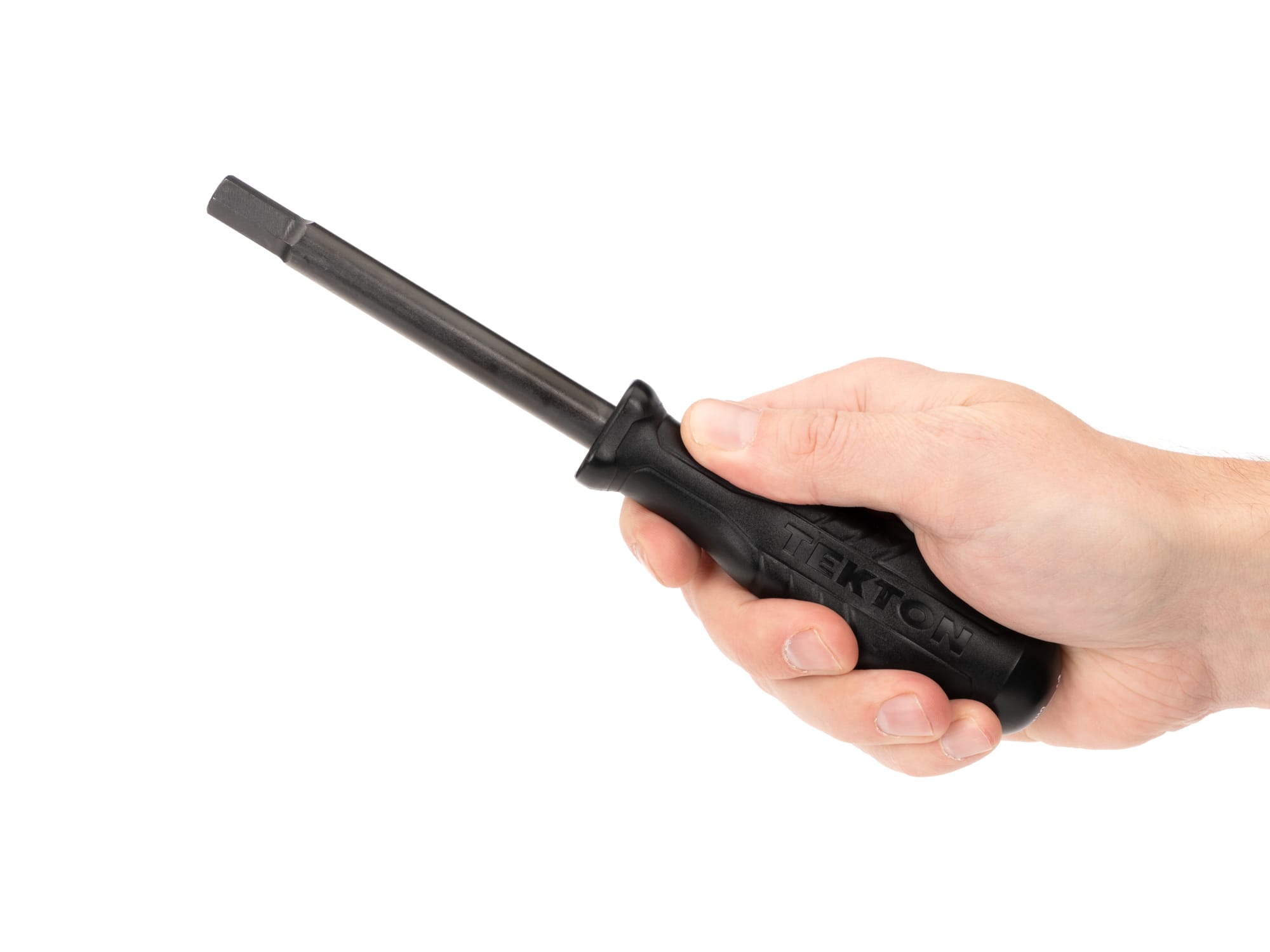 TEKTON 3/8 Inch Hex High-Torque Black Oxide Blade Screwdriver