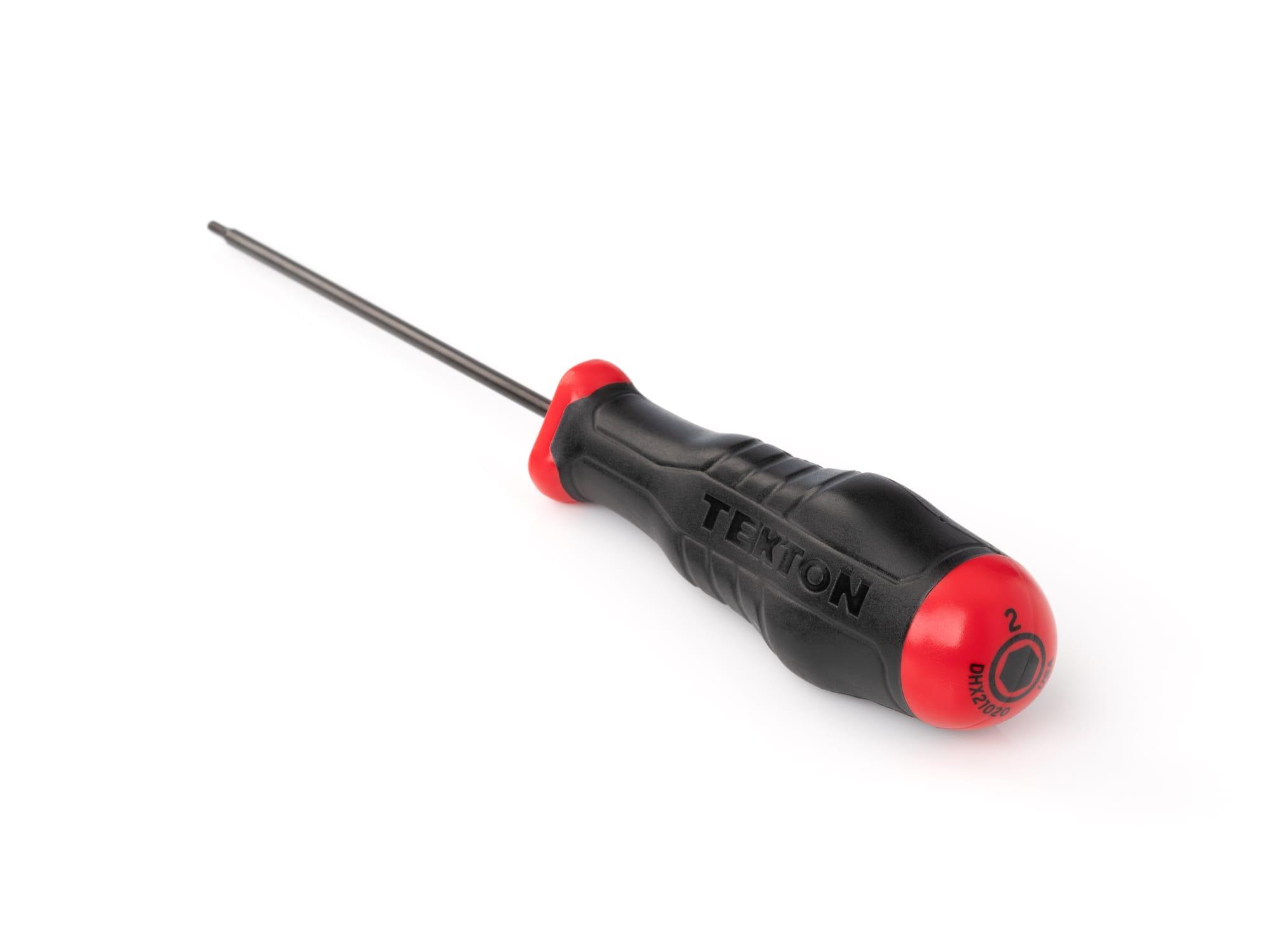 Back angle view of Tekton screwdriver. Item #DHX21020