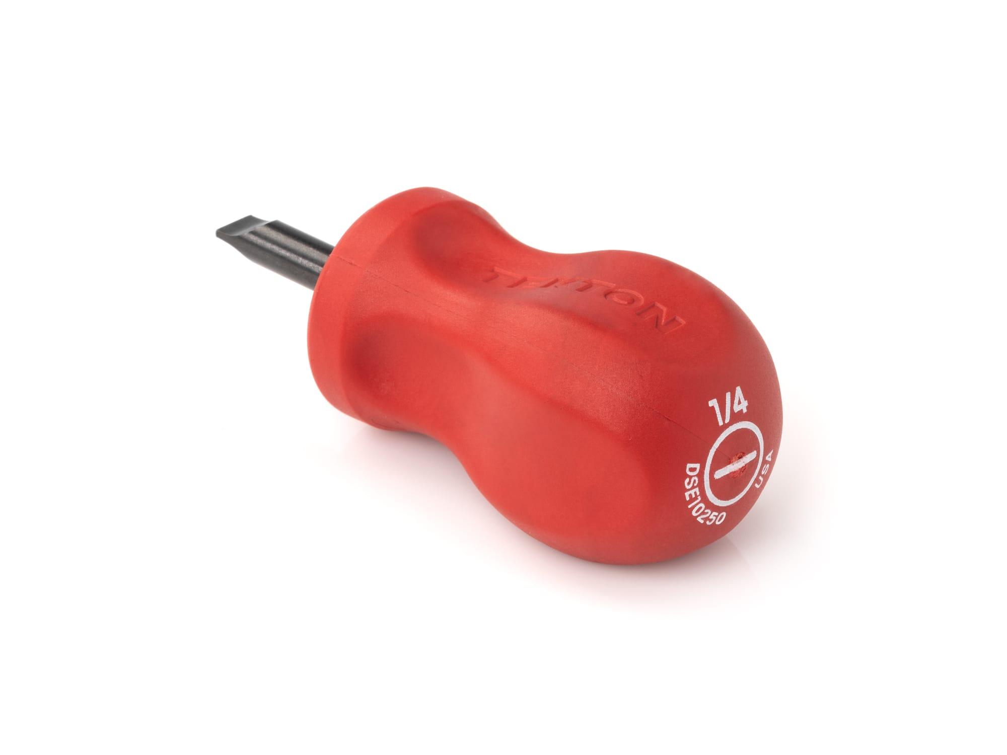 Back angle view of Tekton 1 inch screwdriver. Item #DSE10250