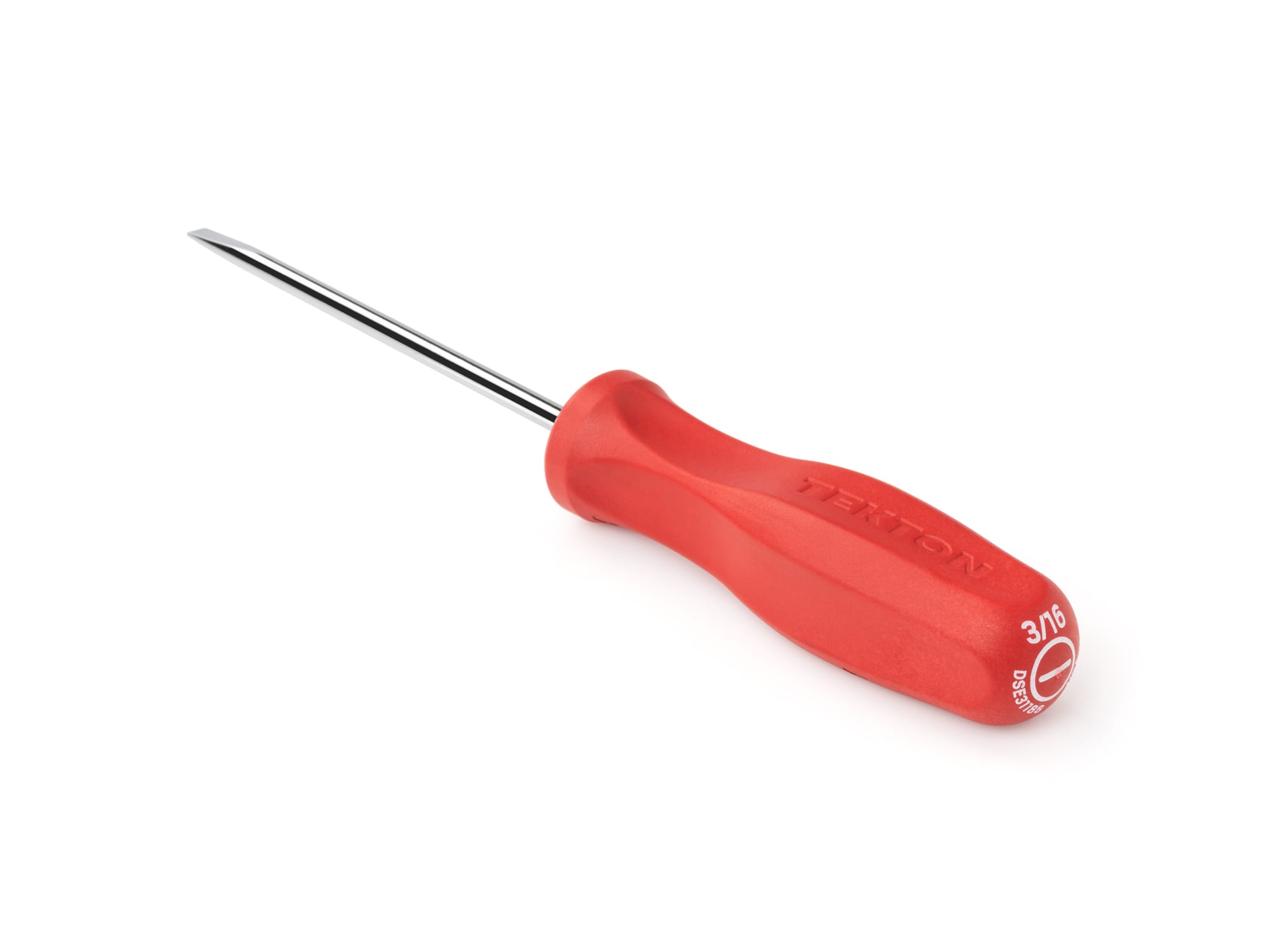 3/16 Inch Slotted Hard Handle Screwdriver | DSE31188 | TEKTON