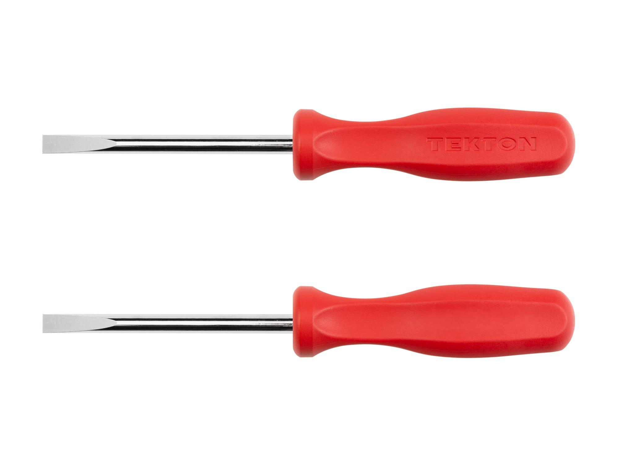 Side view of Tekton 4 inch screwdriver. Item #DSE31313