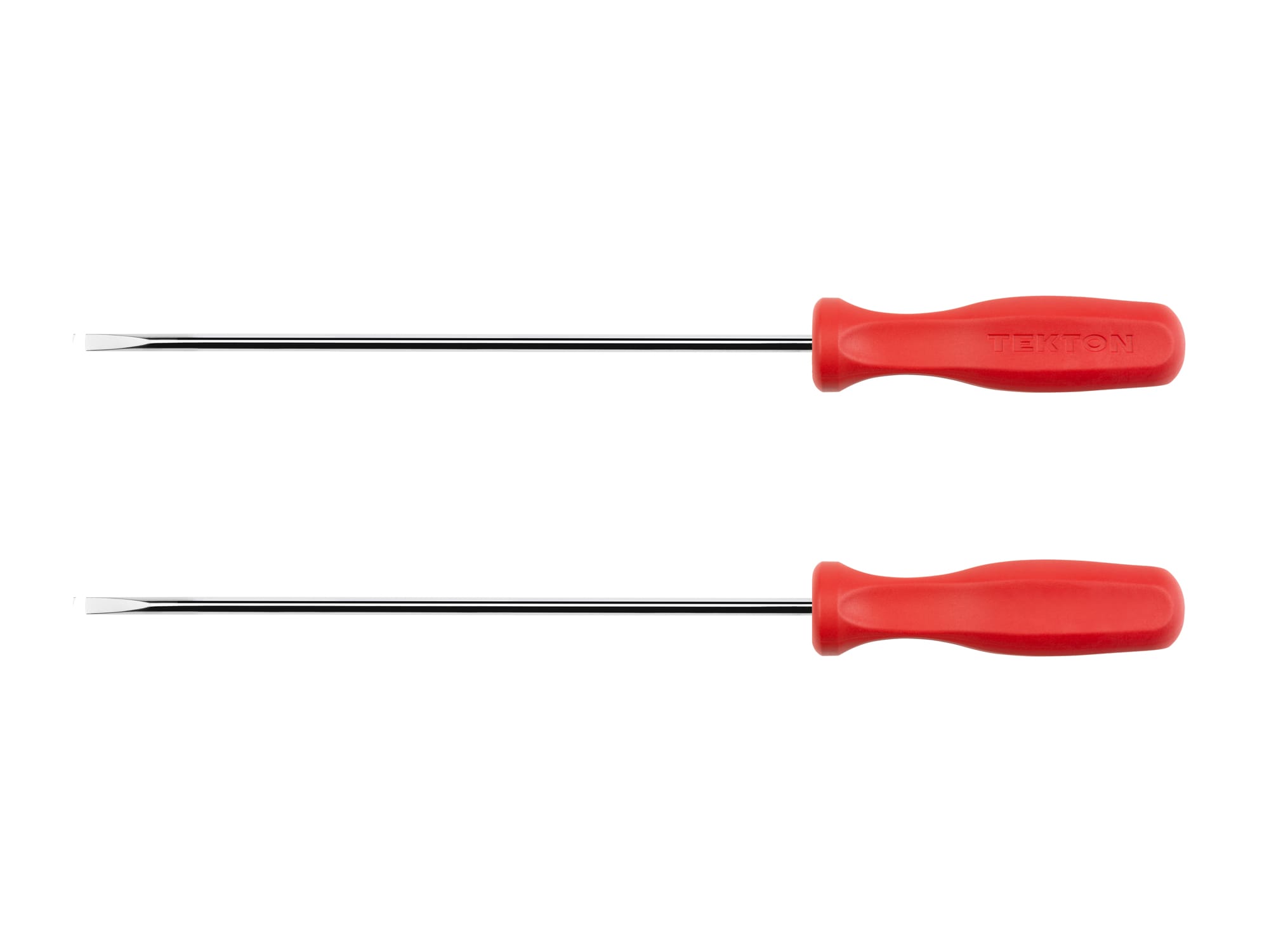 TEKTON Long 3/16 Inch Slotted Hard Handle Screwdriver