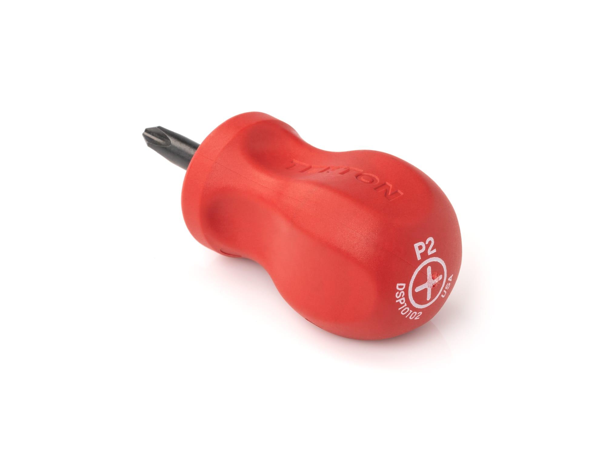 Back angle view of Tekton 1 inch screwdriver. Item #DSP10102