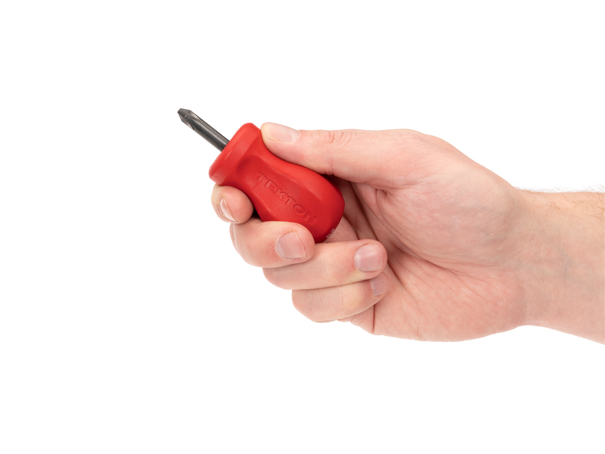 Stubby #2 Phillips Hard Handle Screwdriver (Black Oxide) | TEKTON