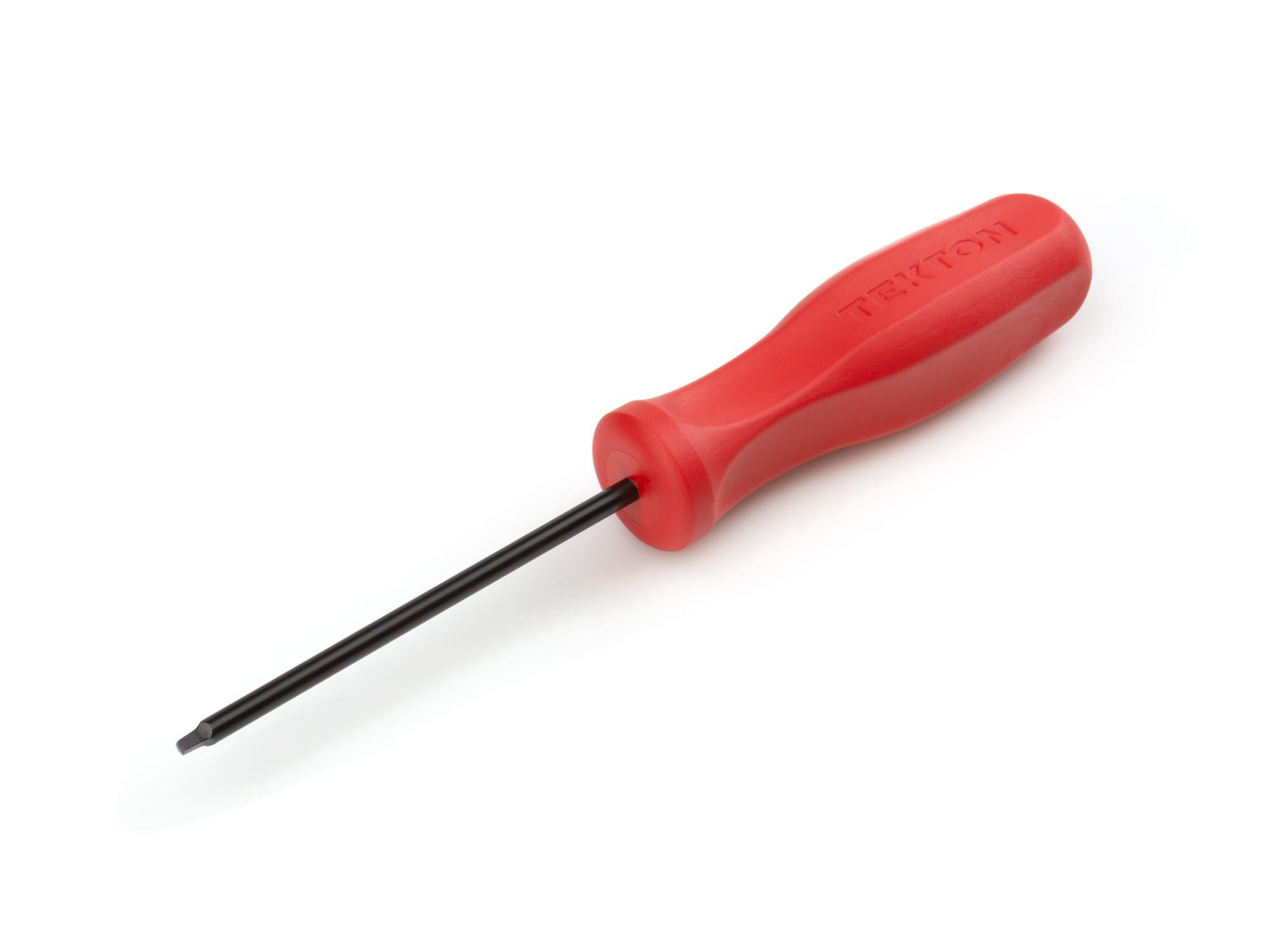 Front-right angle view of Tekton screwdriver. Item #DSQ11001