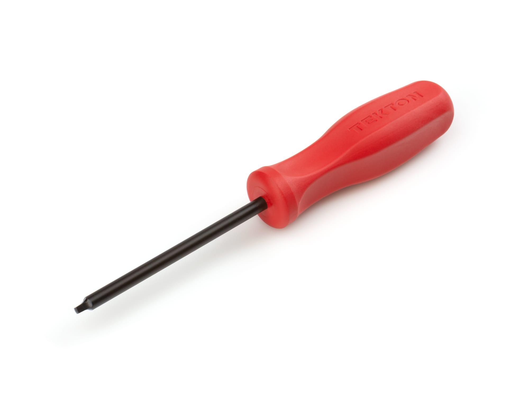 Front-right angle view of Tekton screwdriver. Item #DSQ11002
